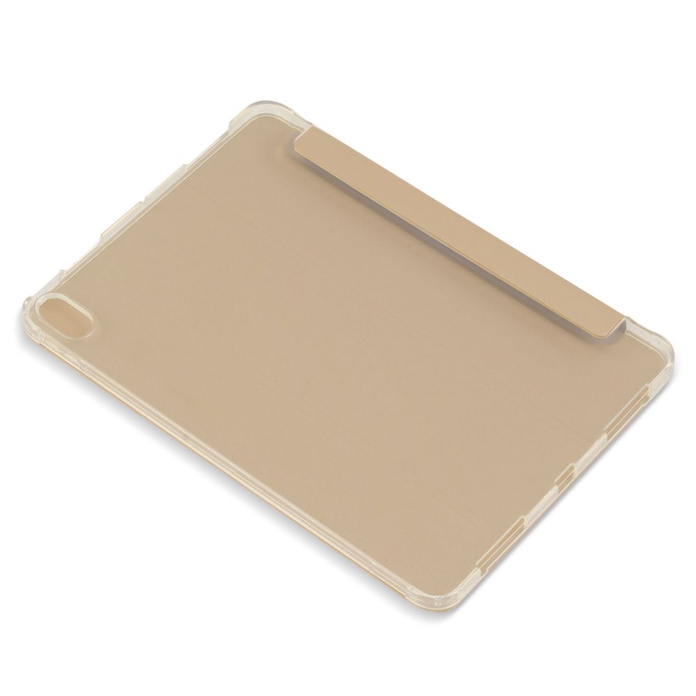 Husă magnetică cu spate transparent și colțuri întărite iPad Air 4 10.9 inch, Auriu