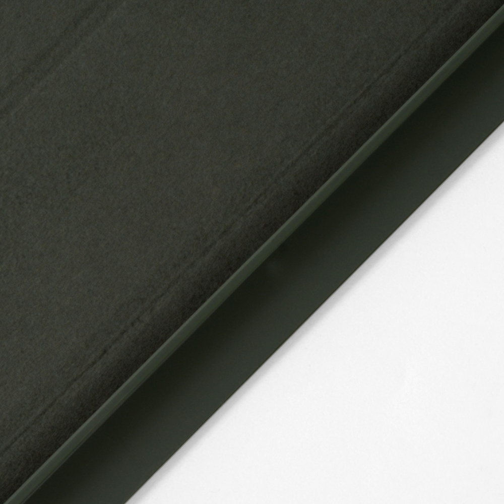 Husă magnetică cu spate acrilic, colțuri întărite și suport Stylus iPad Air 4 10.9, Army Green