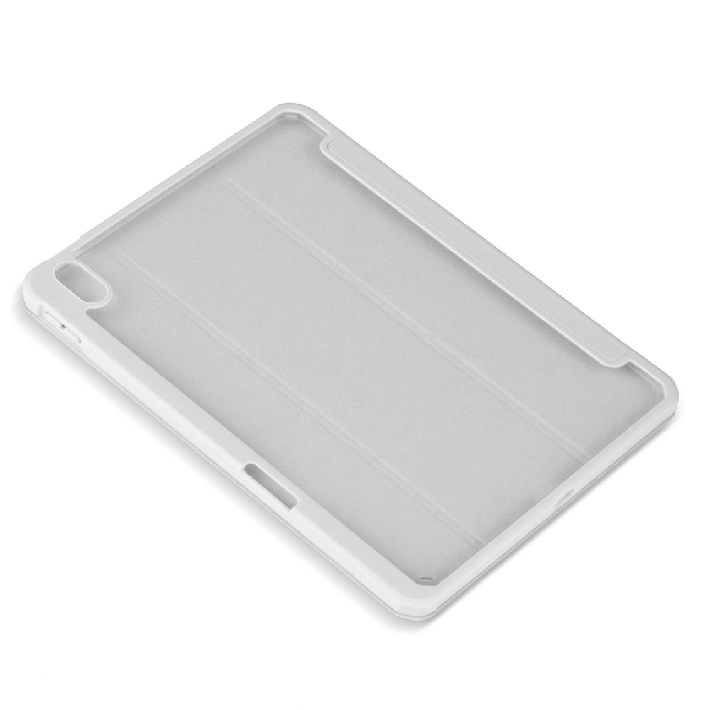 Husa magnetica cu spate acrilic, colturi intarite si suport Stylus iPad Air 4 10.9 Gri