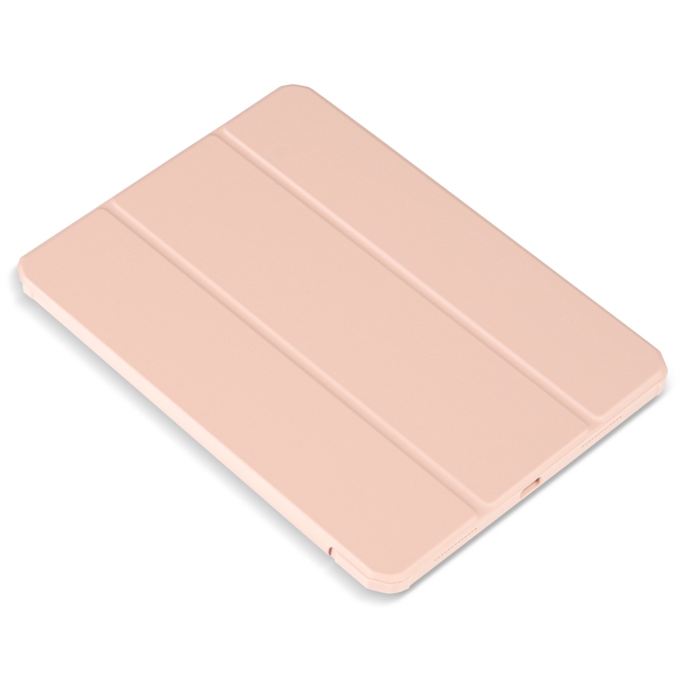 Husă magnetică cu spate acrilic, colțuri întărite și suport Stylus iPad Pro 11 2020 Roz