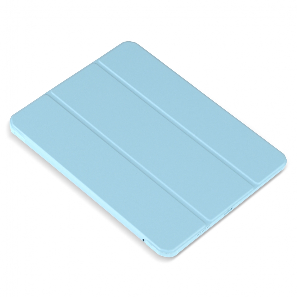 Husă magnetică cu spate acrilic, colțuri întărite și suport Stylus iPad Pro 11 (2021) - Haze Blue