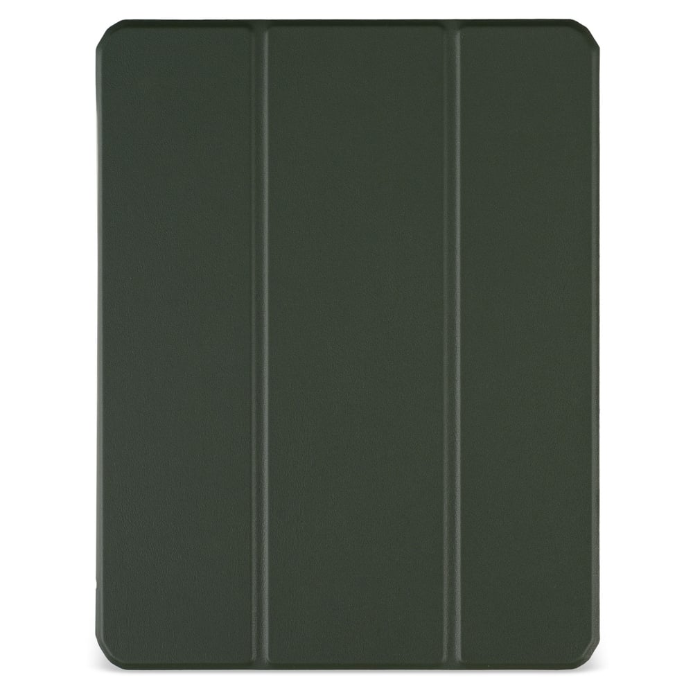 Husă magnetică cu spate acrilic, colțuri întărite și suport Stylus iPad Pro 11 (2021) Army Green