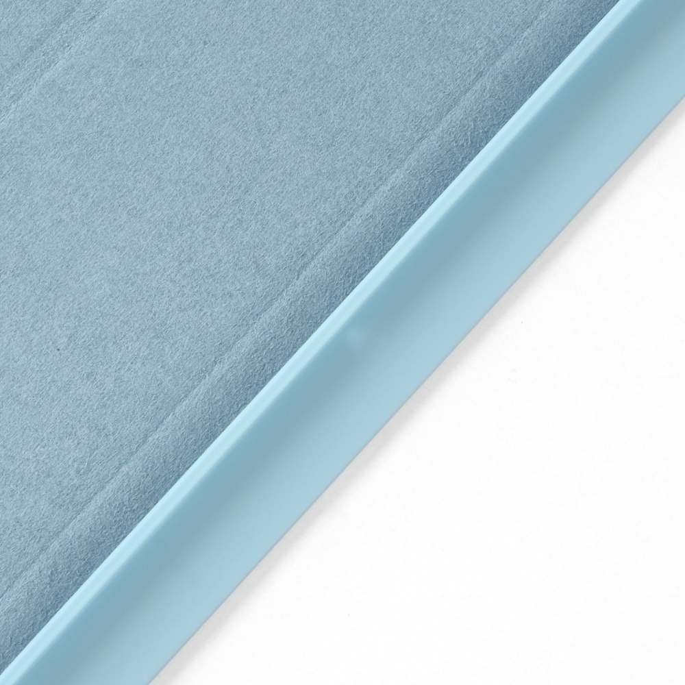 Husă magnetică cu spate acrilic, colțuri întărite și suport Stylus iPad mini 6, Haze Blue