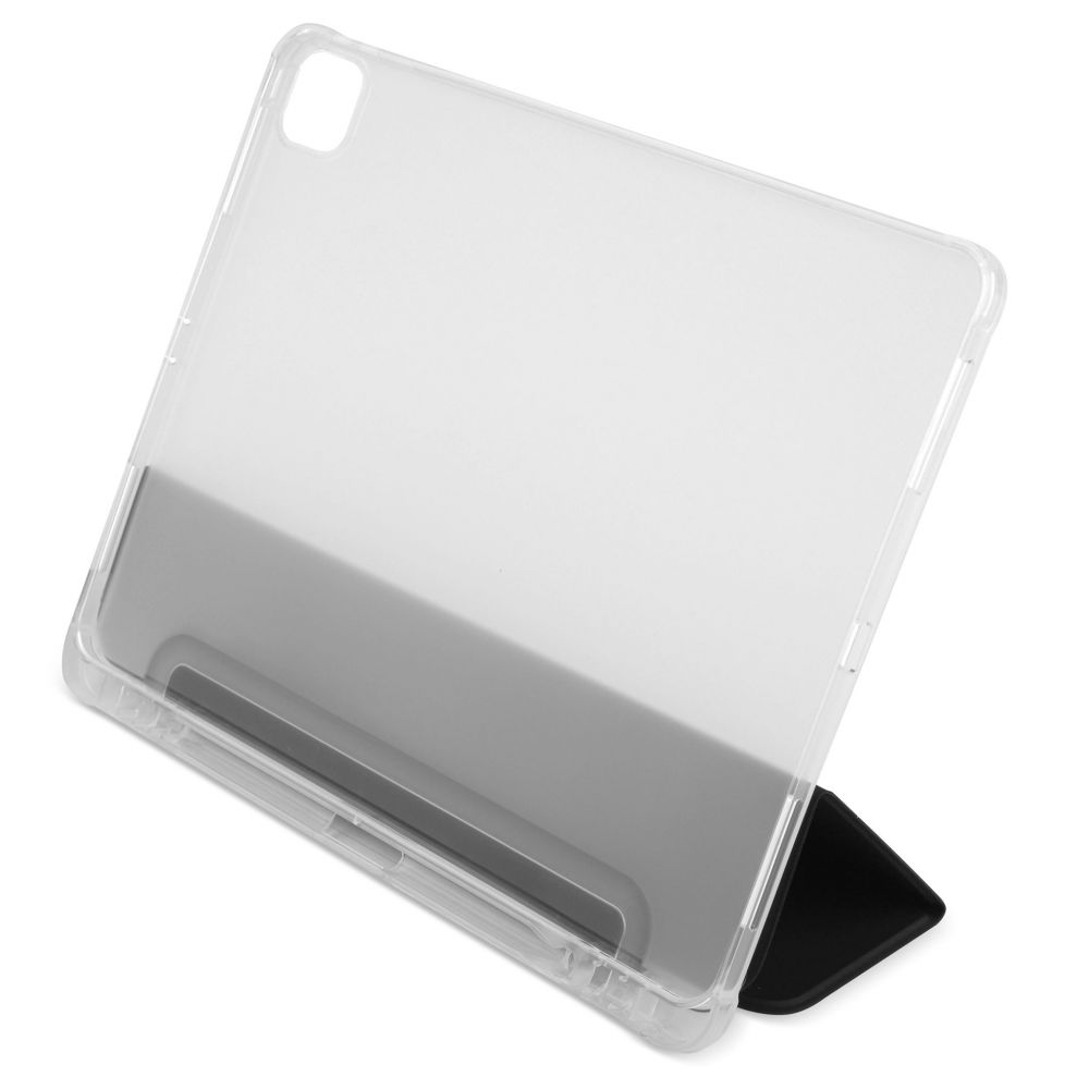 Husă Flip Magnetică cu suport Stylus Stylus iPad Pro 12.9 (2020) Negru