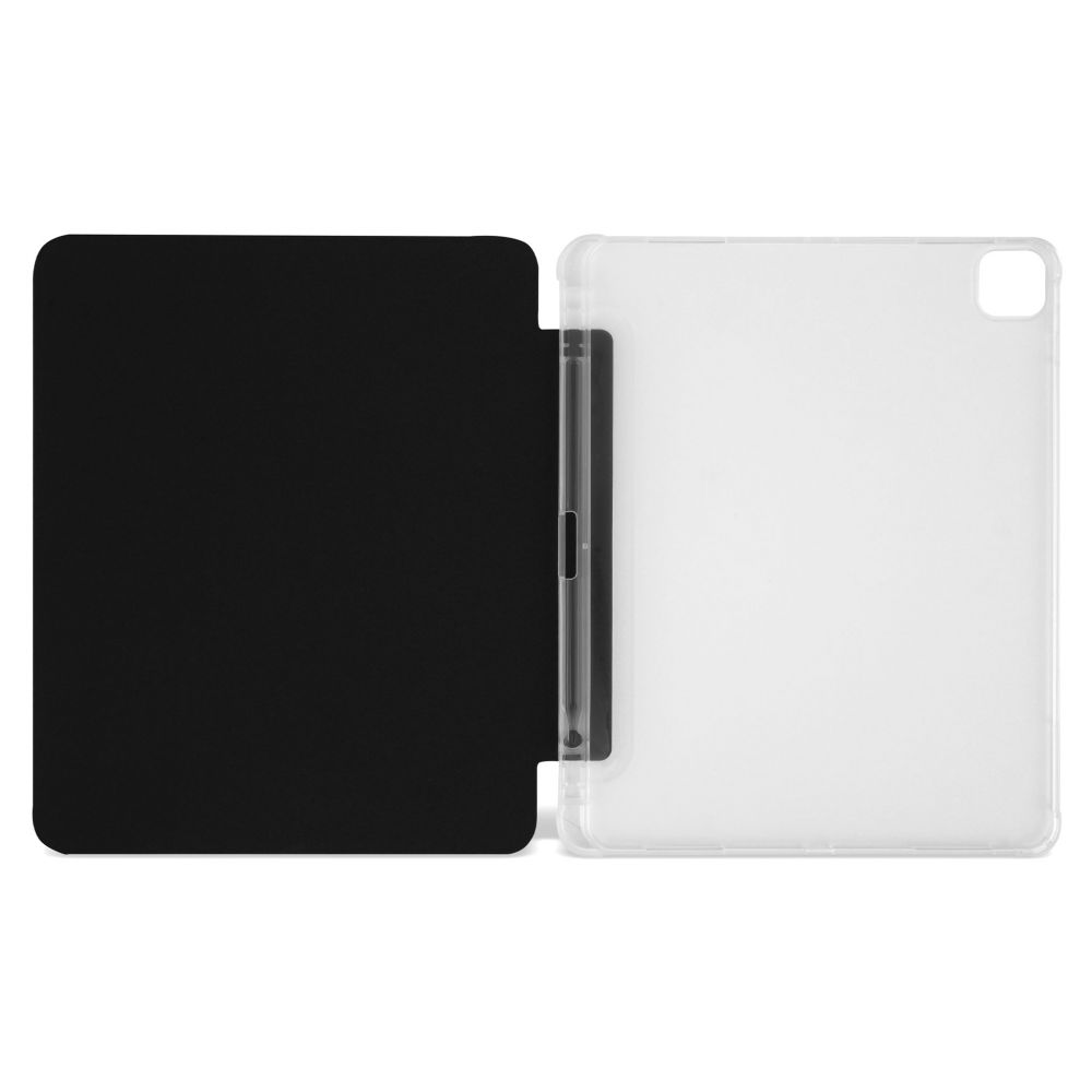 Husă Flip Magnetică cu suport Stylus Stylus iPad Pro 12.9 (2020) Negru