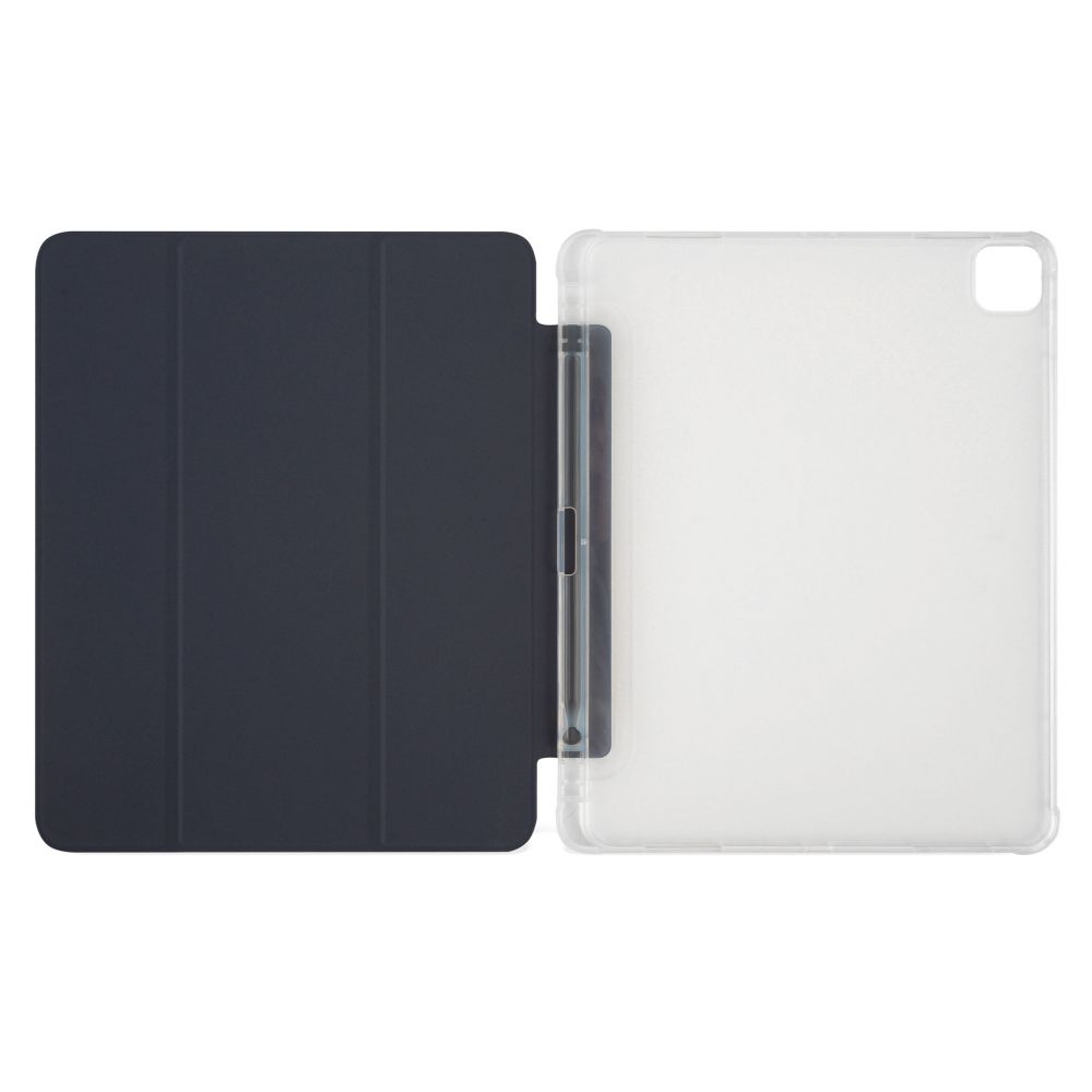 Husă Flip magnetică cu suport Stylus Stylus iPad Pro 12.9 (2020) Navy Blue