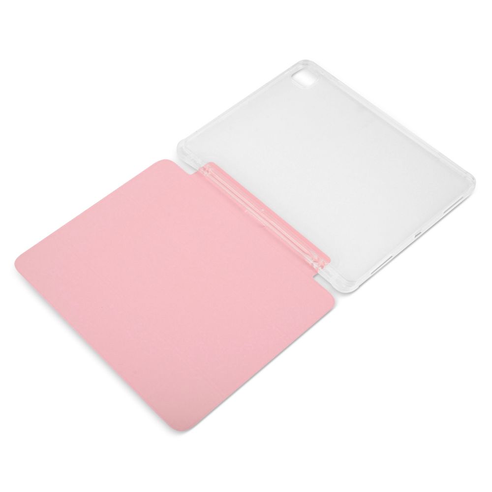 Husă Flip Magnetică cu suport Stylus Stylus iPad Pro 12.9 2020 Roz