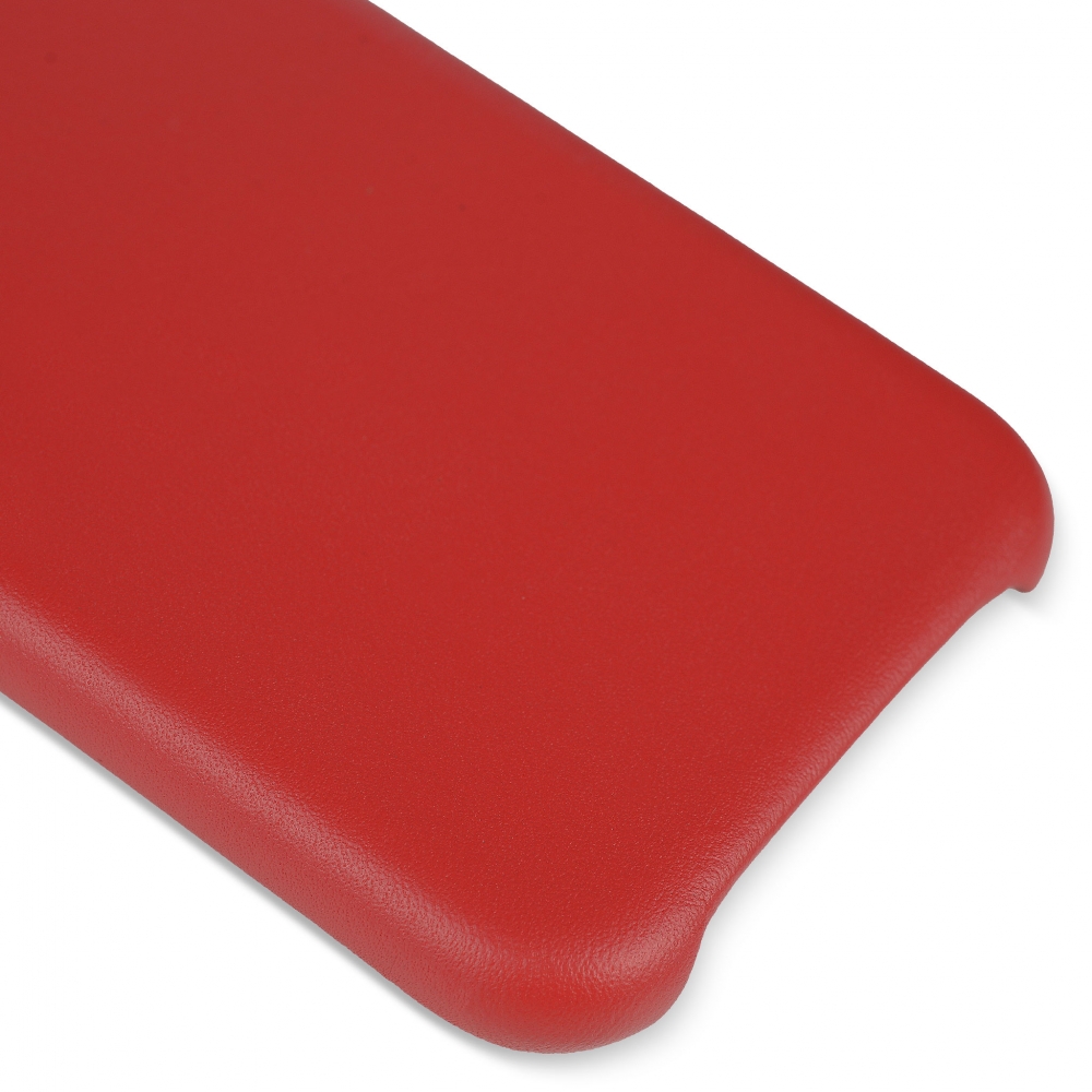 Husă protecție piele compatibilă cu iPhone 11 Pro Roșu