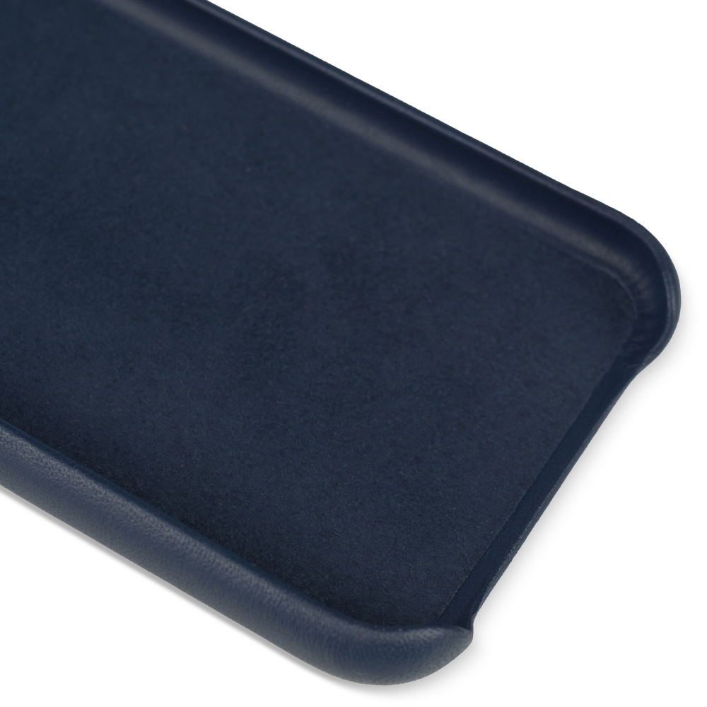 Husă din piele naturală Apple iPhone 11 Pro Midnight Blue
