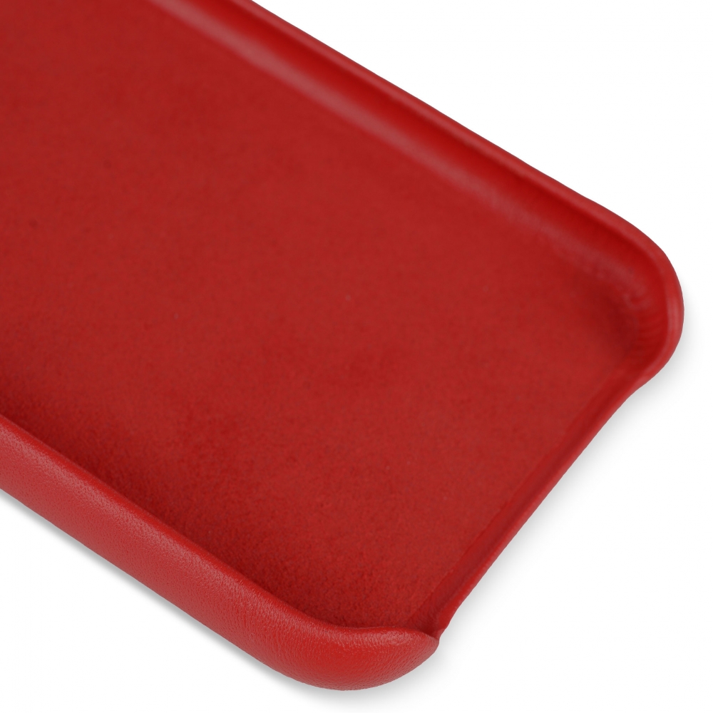 Husă protecție piele iPhone 11 Pro Max Roșu