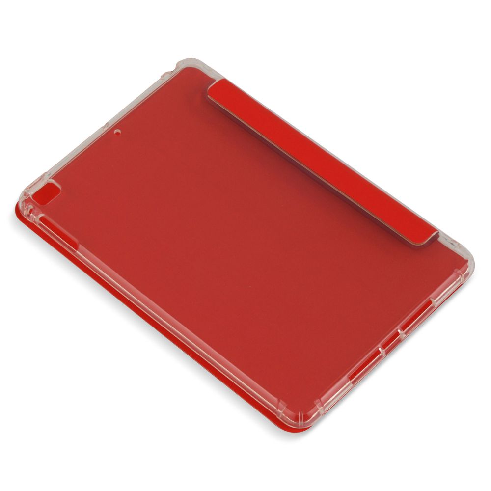 Husă magnetică cu spate transparent și colțuri întărite iPad Mini 4 / 5 7.9 inch - Roșu