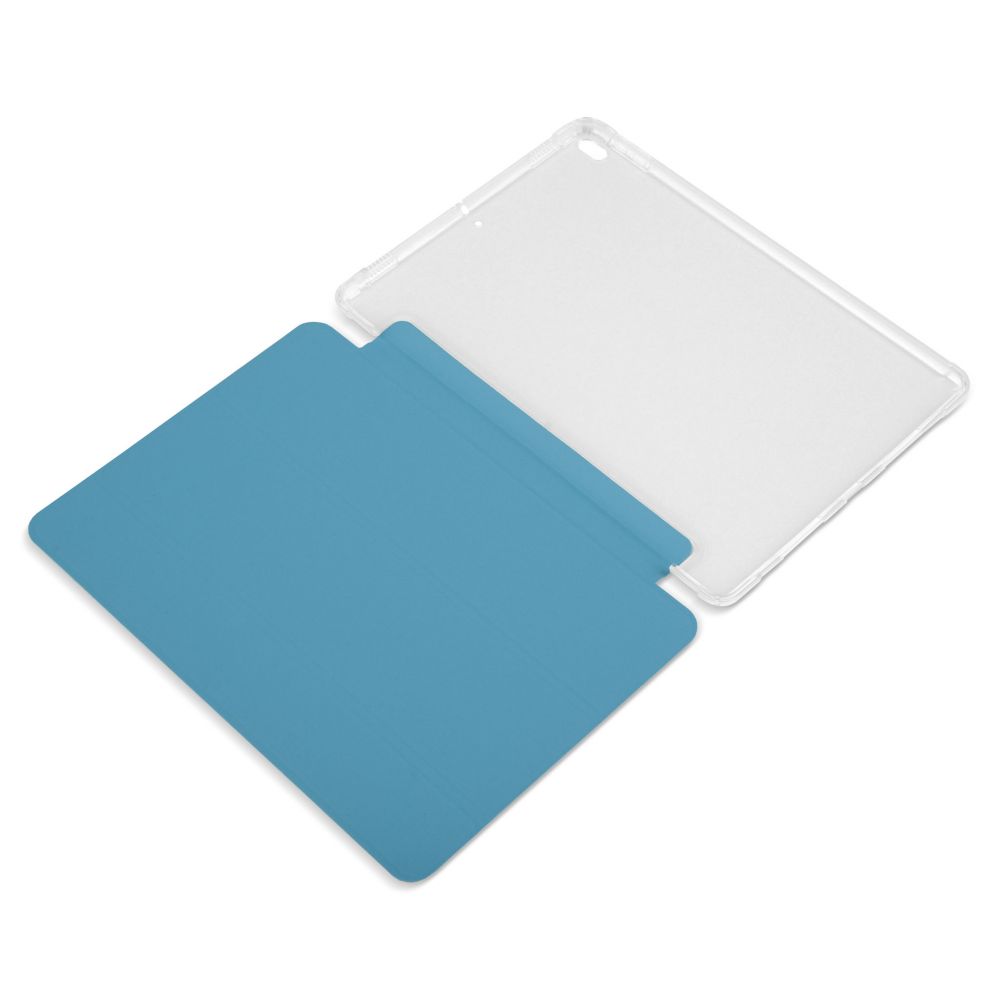 Husă magnetică cu spate transparent și colțuri întărite iPad Air 3 / iPad Pro 10.5, Sky Blue
