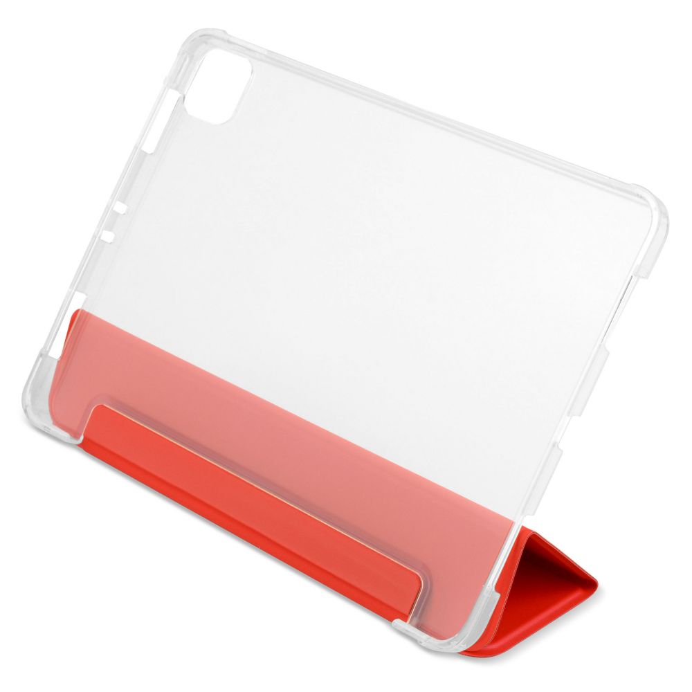 Husă magnetică cu spate transparent și colțuri întărite iPad Pro 11 inch 2018 / 2020 - Roșu