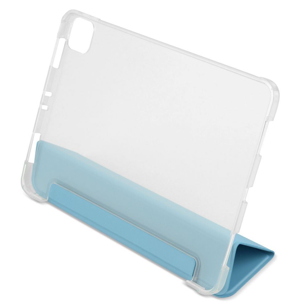 Husă magnetică cu spate transparent și colțuri întărite iPad Pro 11 inch 2018 / 2020, Sky Blue