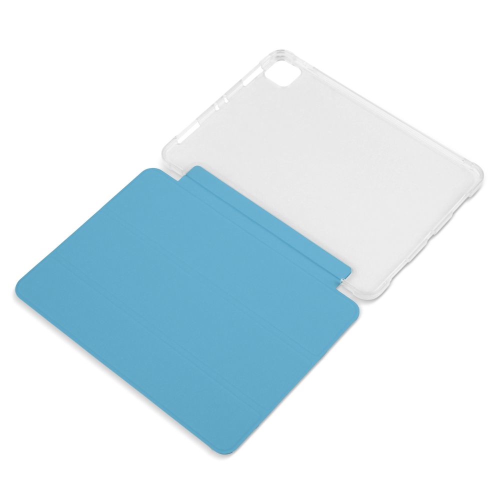 Husă magnetică cu spate transparent și colțuri întărite iPad Pro 11 inch 2018 / 2020, Sky Blue