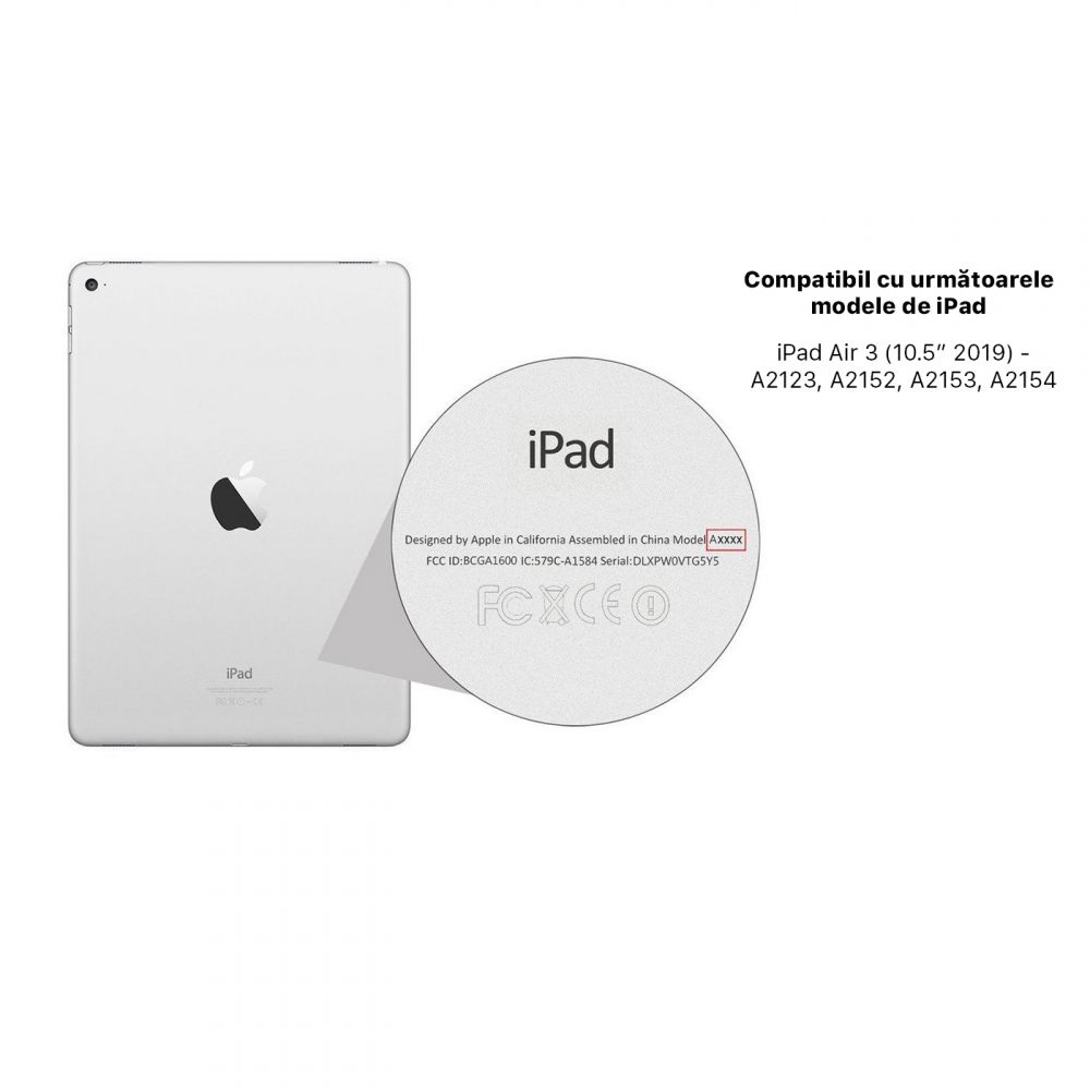 Husă Flip Magnetică iPad Air 3 10.5 (2019) - Auriu