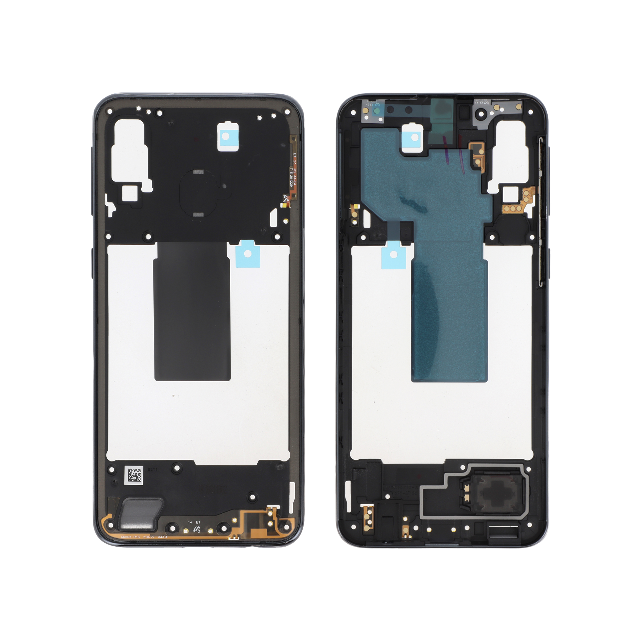 Midframe Samsung Galaxy A40 (A405F) Black Service Pack