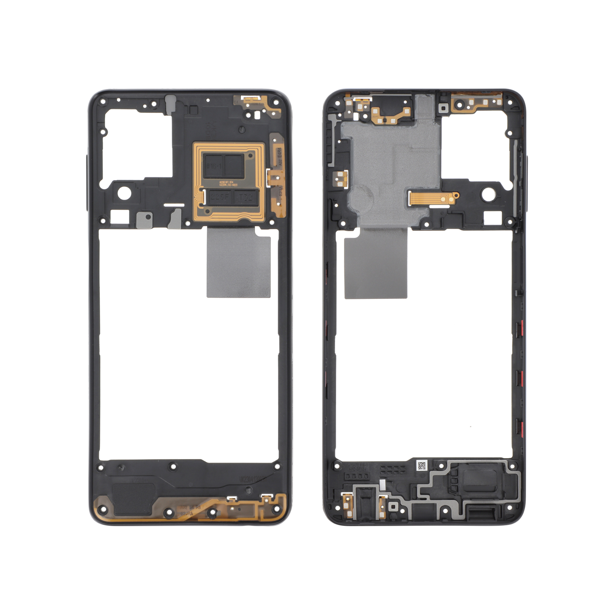 Midframe Black Samsung Galaxy A22 4G (A225F) Service Pack