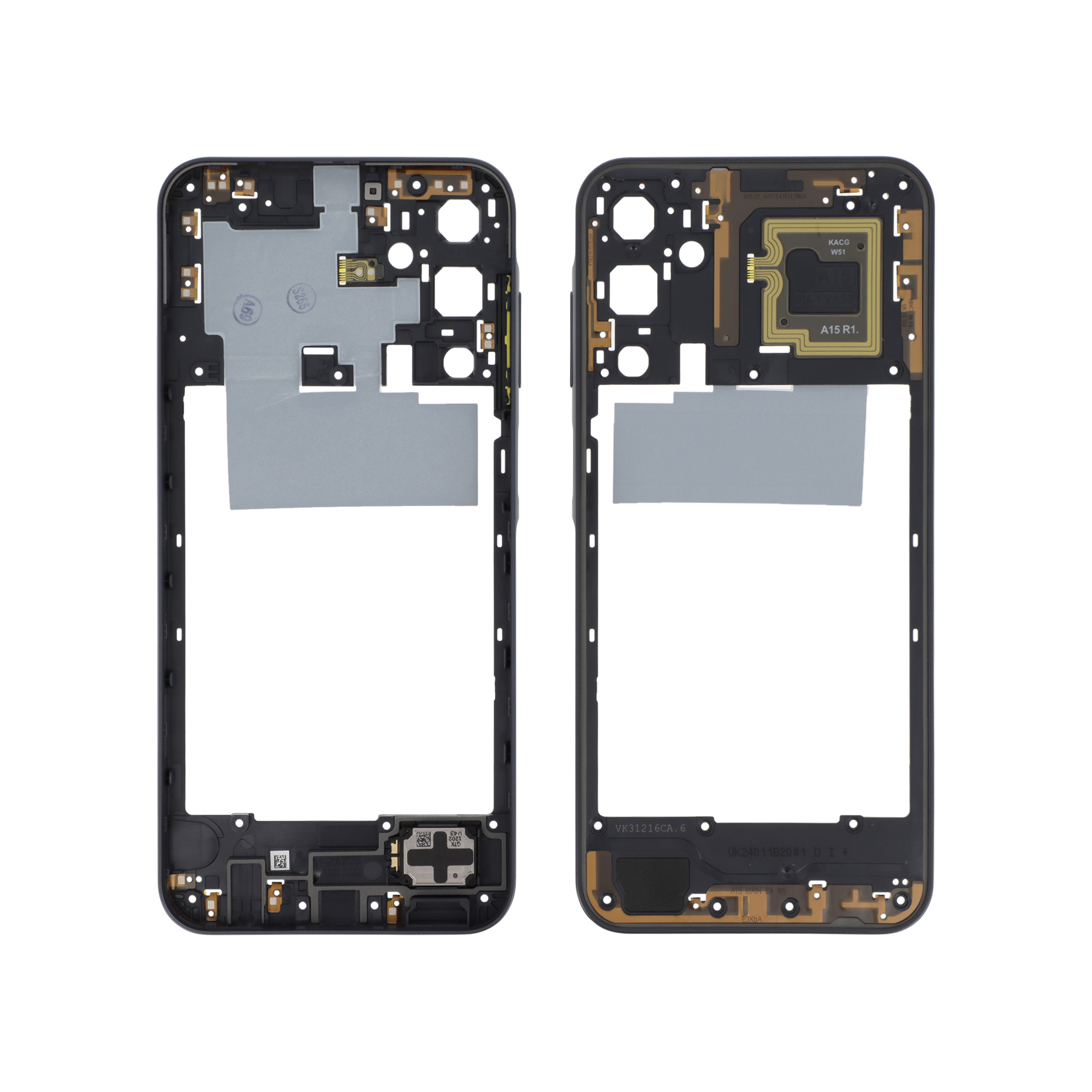 Midframe Black Samsung Galaxy A15 5G (A156B) Service Pack