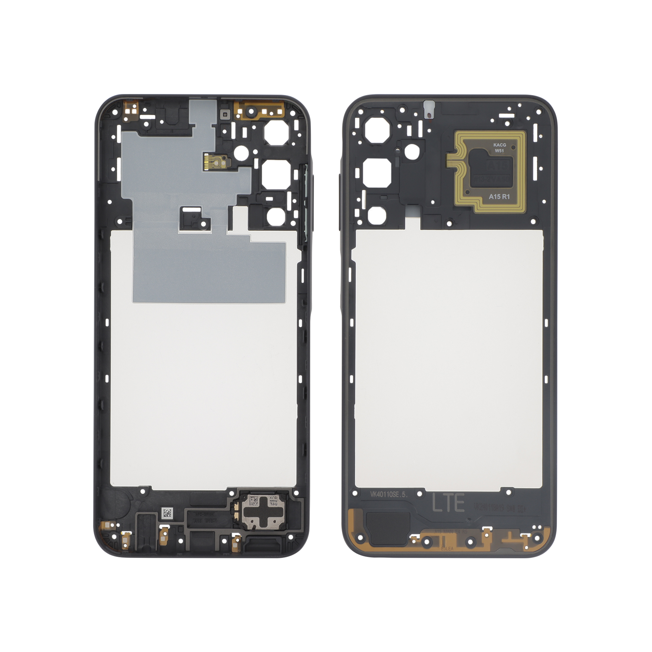 Midframe Black Samsung Galaxy A15 4G (A155F) Service Pack