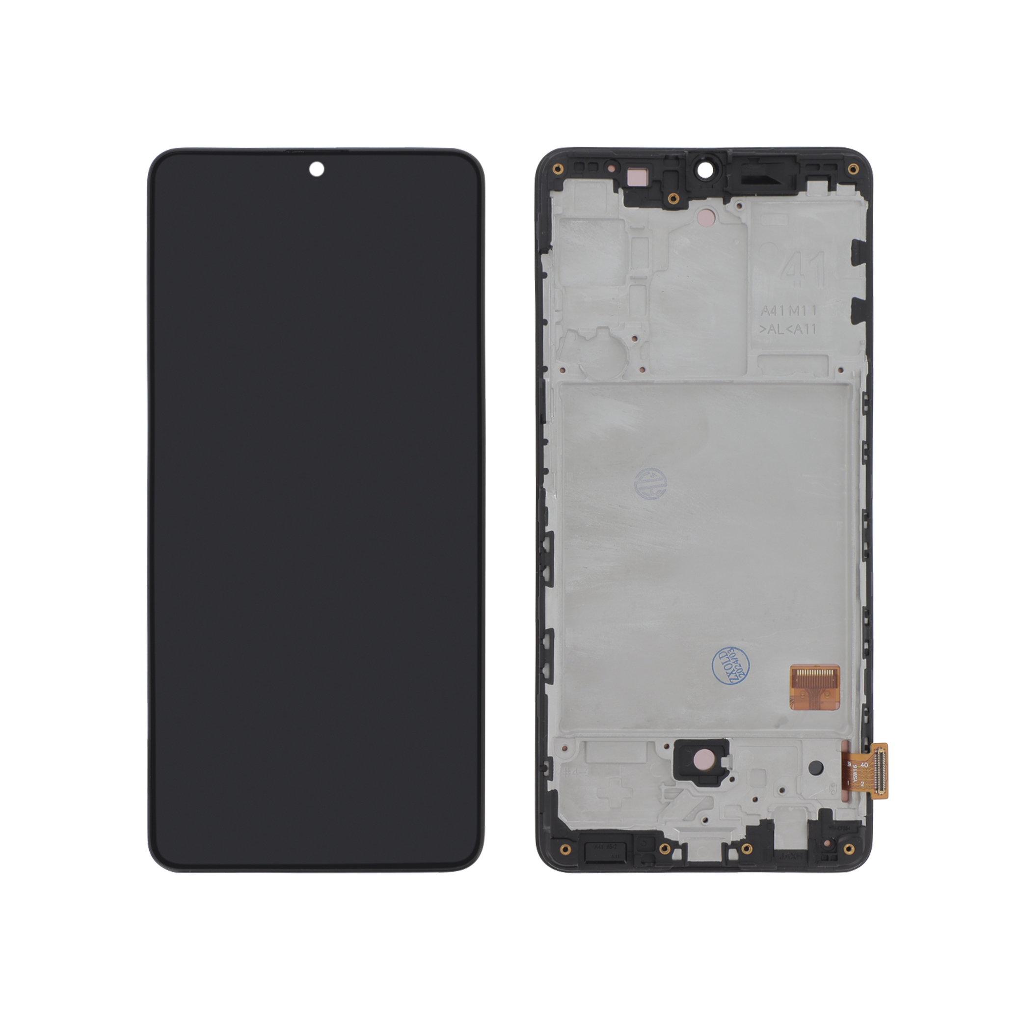Display OLED complet cu ramă Samsung Galaxy A41 (A415F), Compatibil