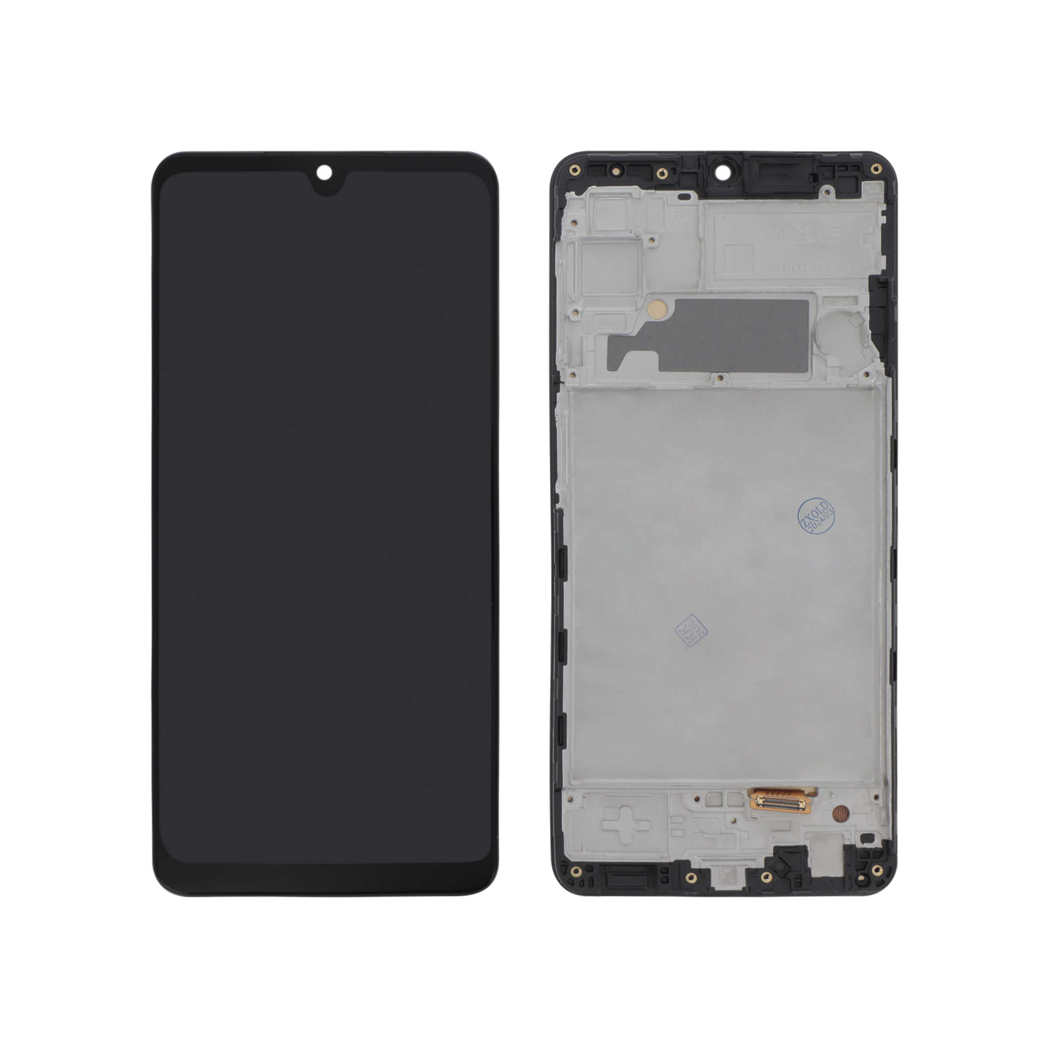 Display OLED complet cu ramă Samsung Galaxy A22 4G (A225F) Compatibil