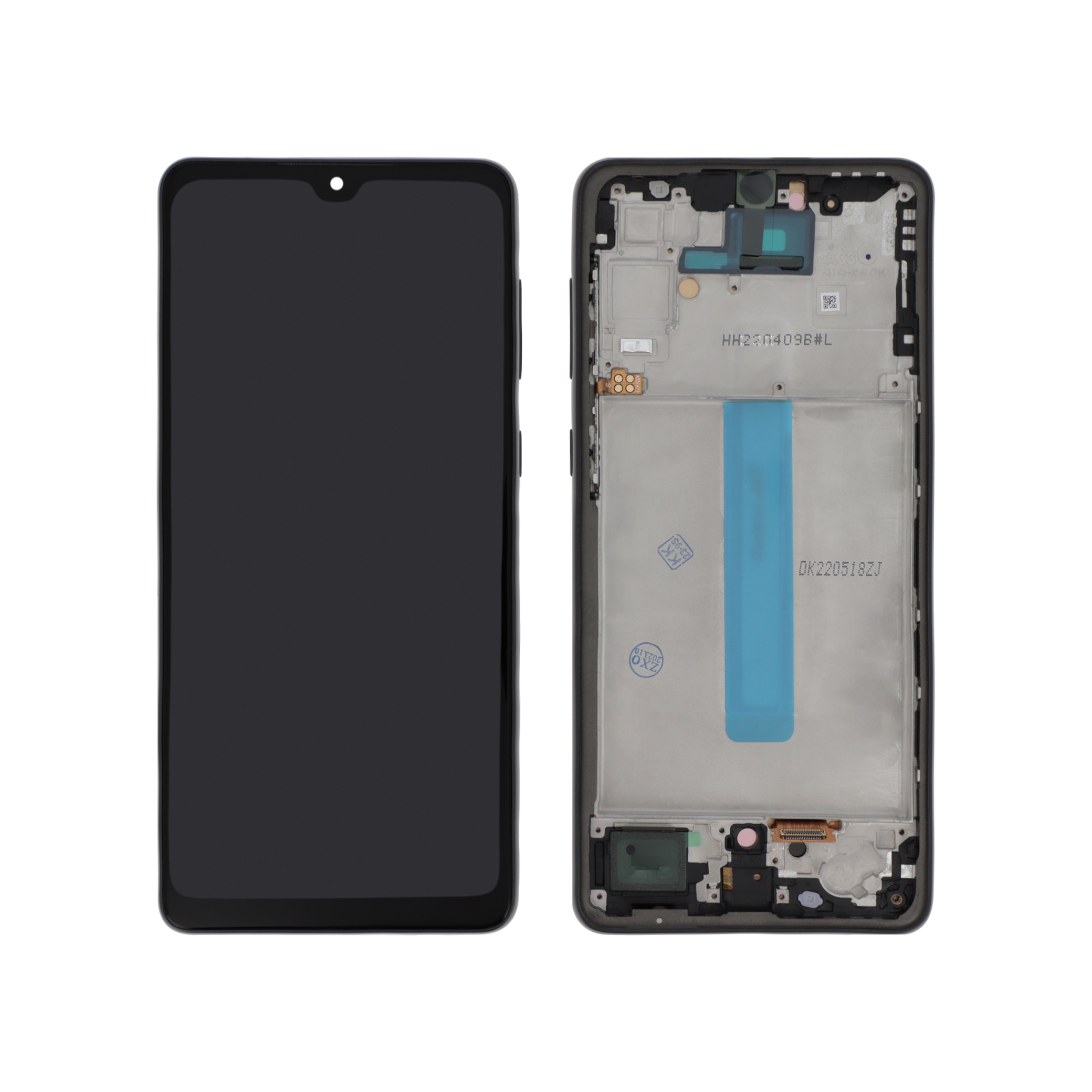 Display complet OLED Samsung Galaxy A33 5G A336B Negru cu ramă Compatibil