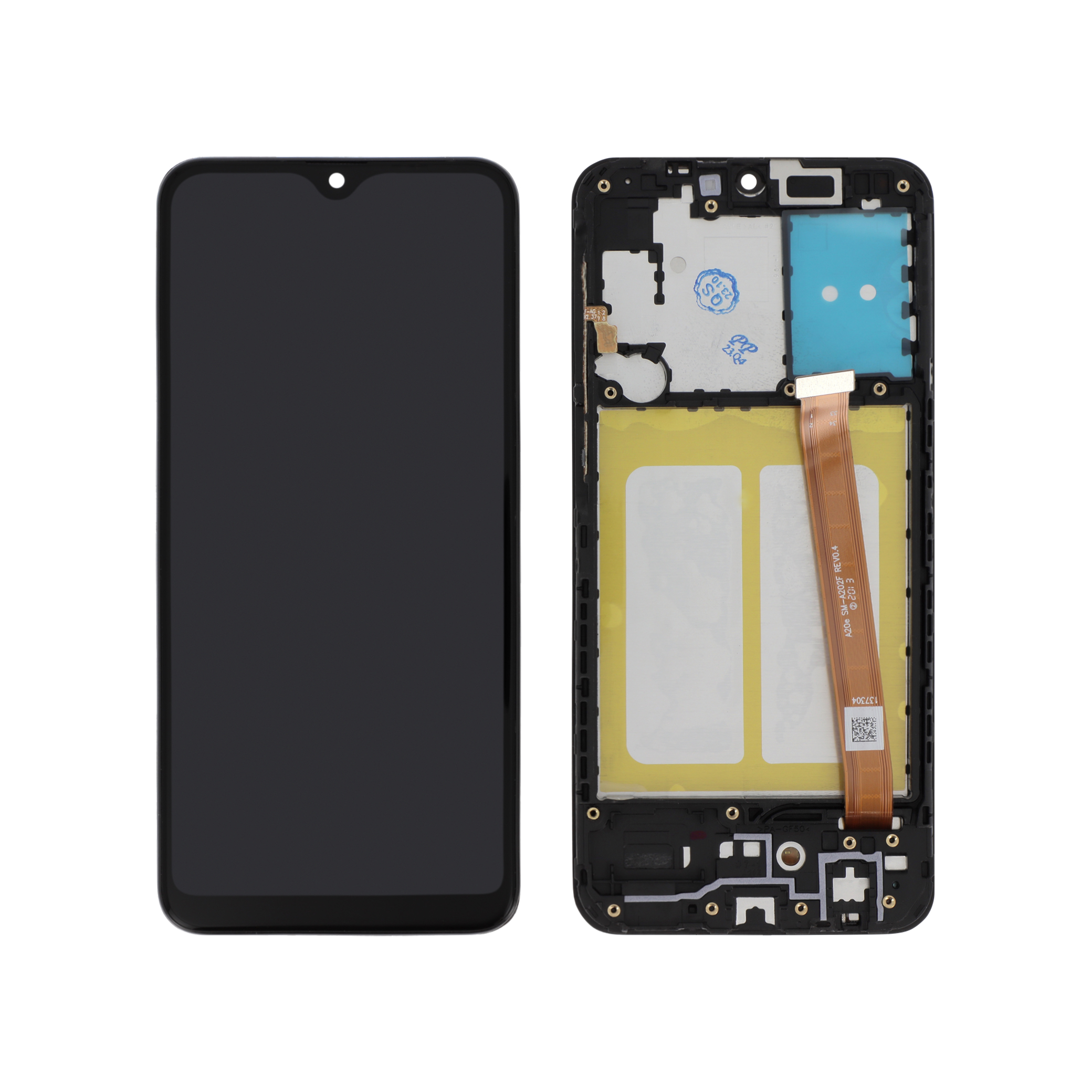 Display complet cu ramă Samsung Galaxy A20e (A202F) Compatibil