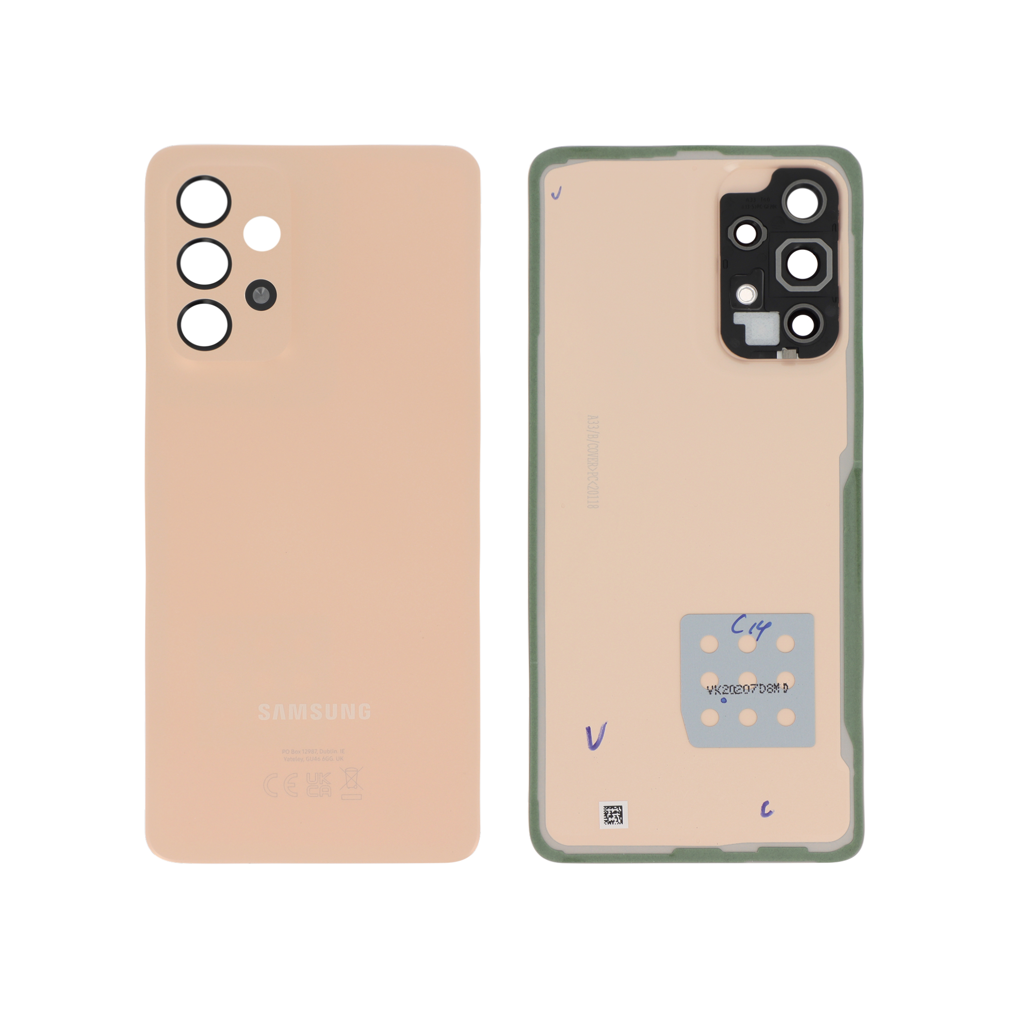 Capac spate Samsung Galaxy A33 5G (A336B) Peach Service Pack