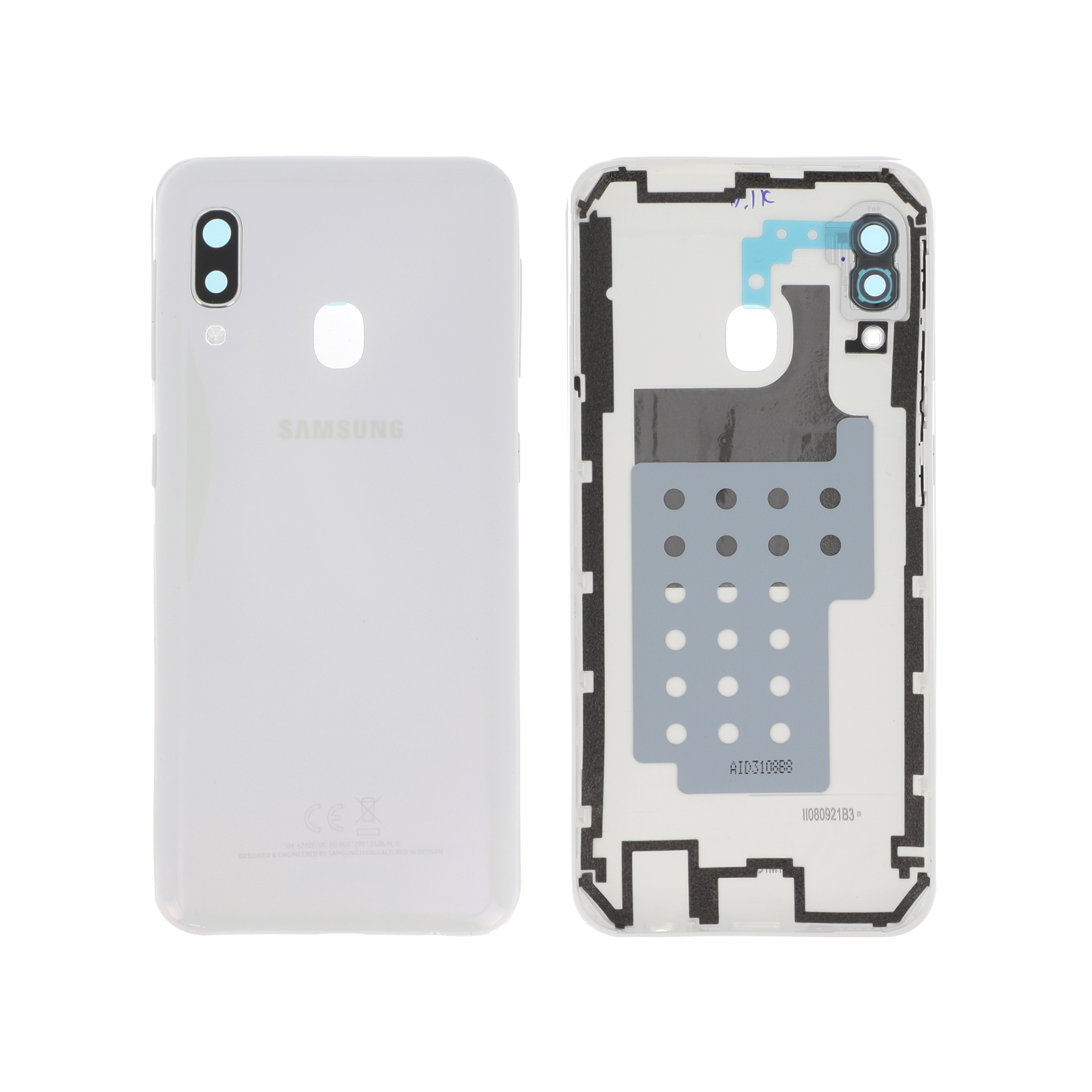 Capac spate White Samsung Galaxy A20e (A202F) Service Pack