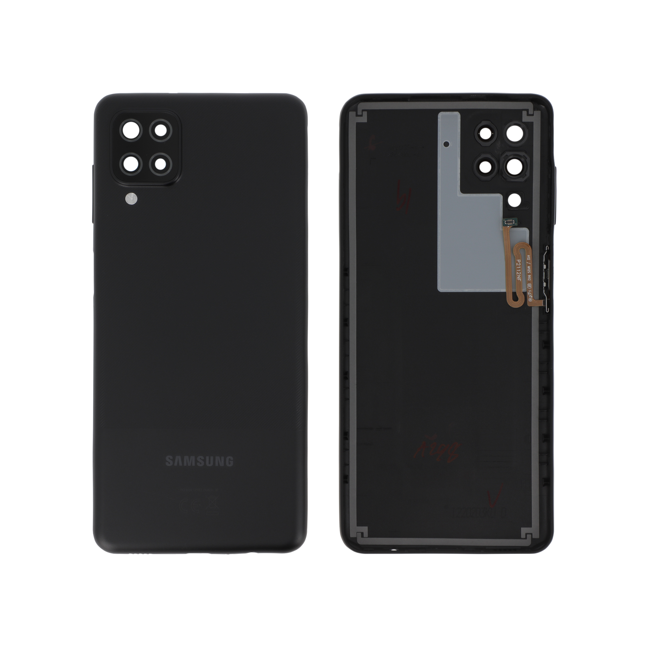 Capac spate Black Samsung Galaxy A12 / A12s Nacho (A125 / A127F) Service Pack