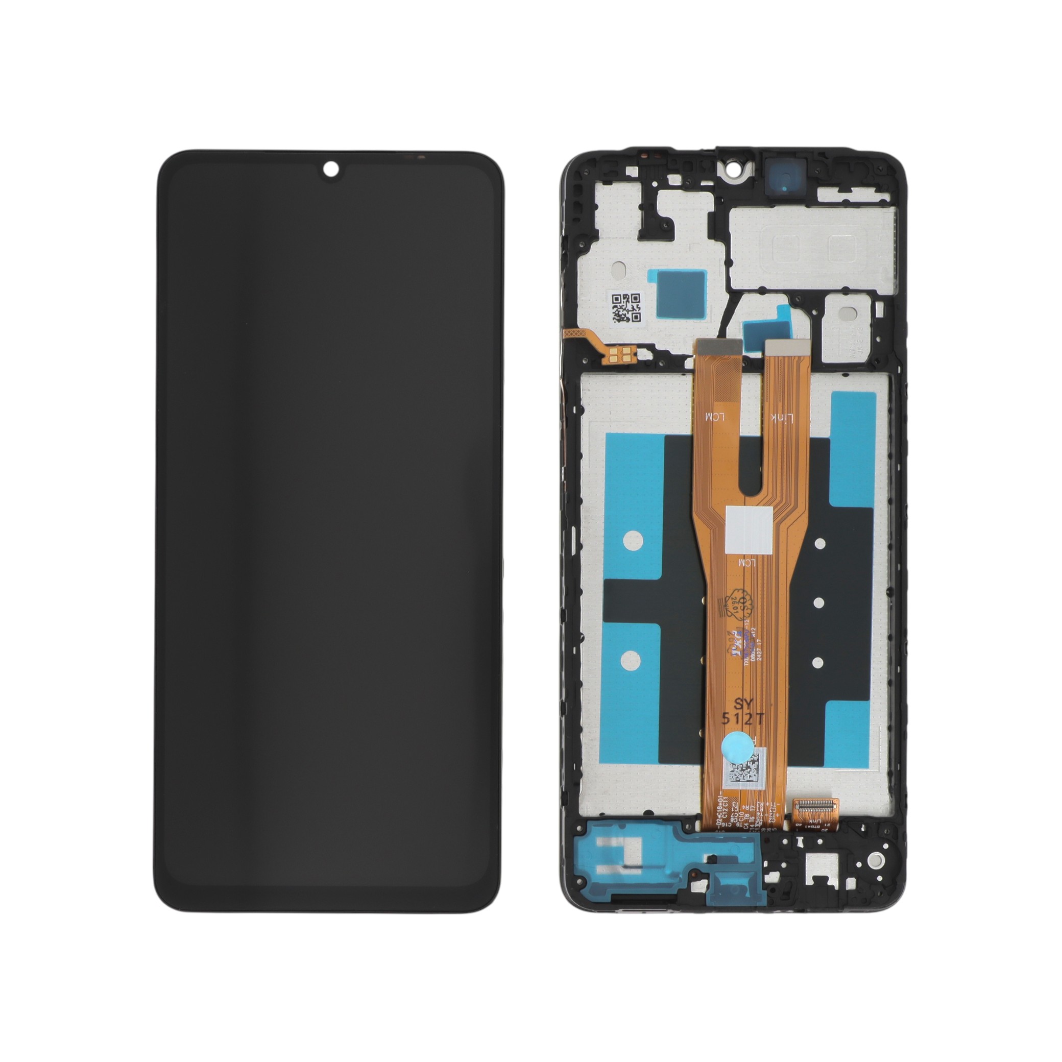 Display complet Incell cu ramă Samsung Galaxy A06 4G (A065F), compatibil
