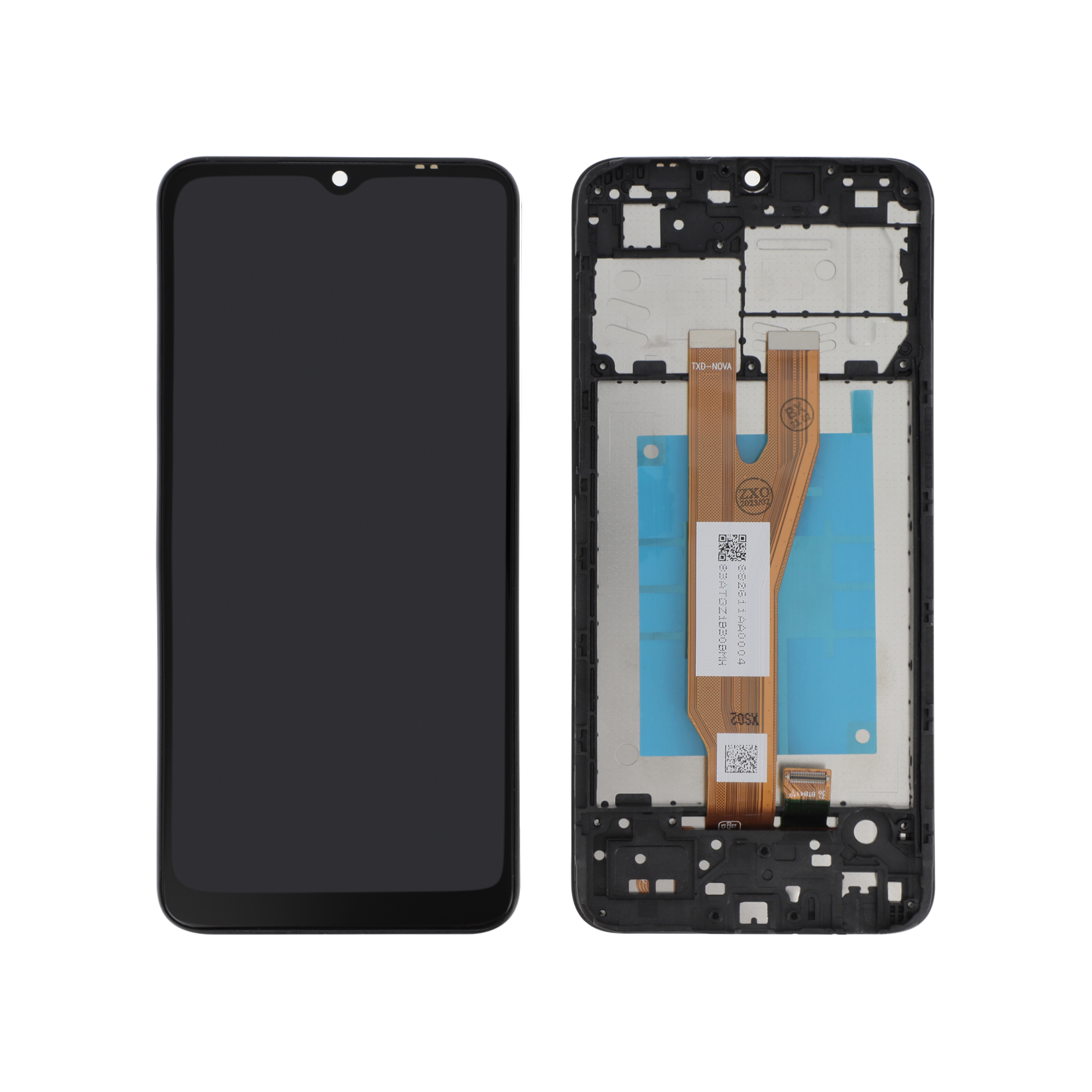 Display complet cu ramă Samsung Galaxy A03 Core (A032F) Compatibil