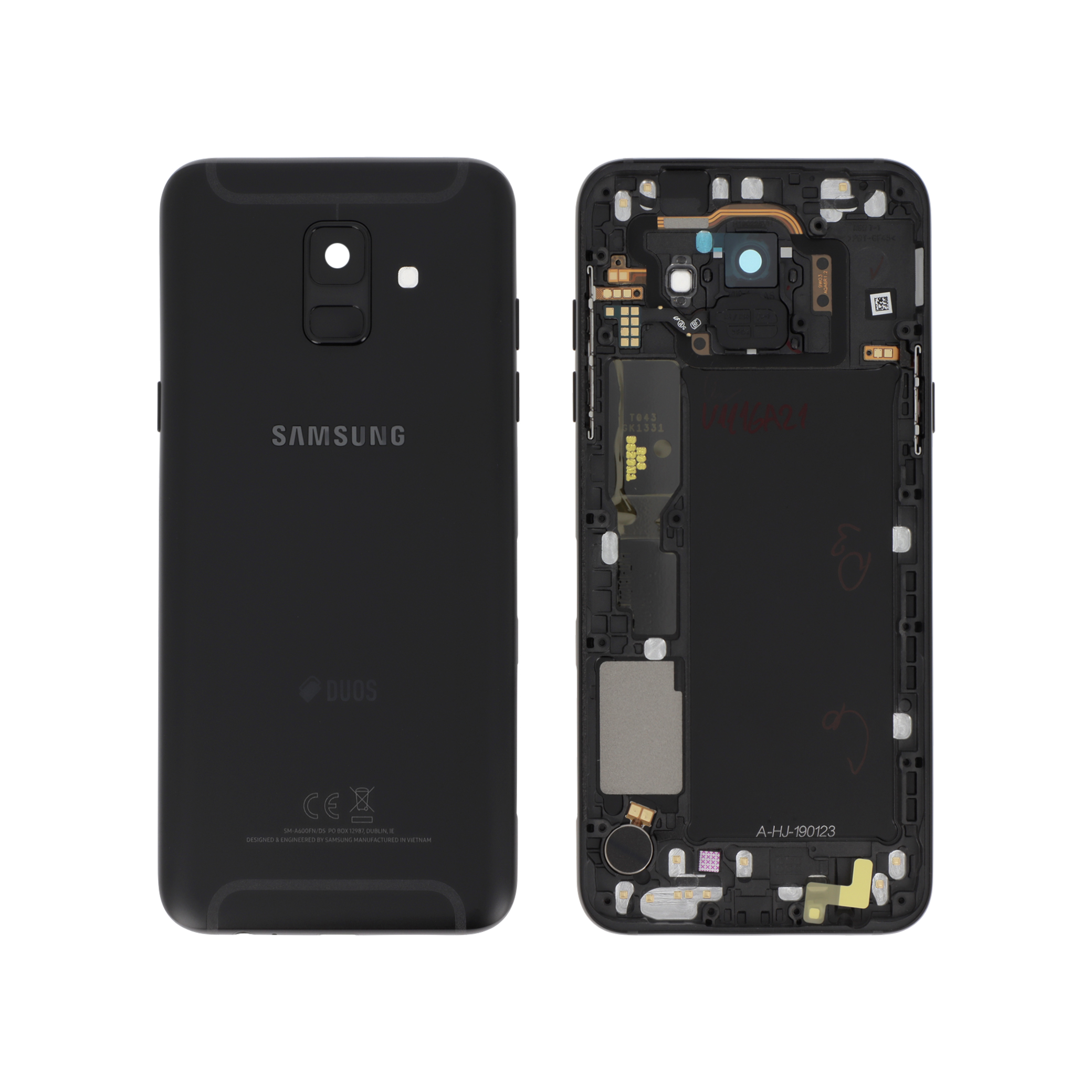 Capac spate Black Samsung Galaxy A6 2018 (A600F) Service Pack