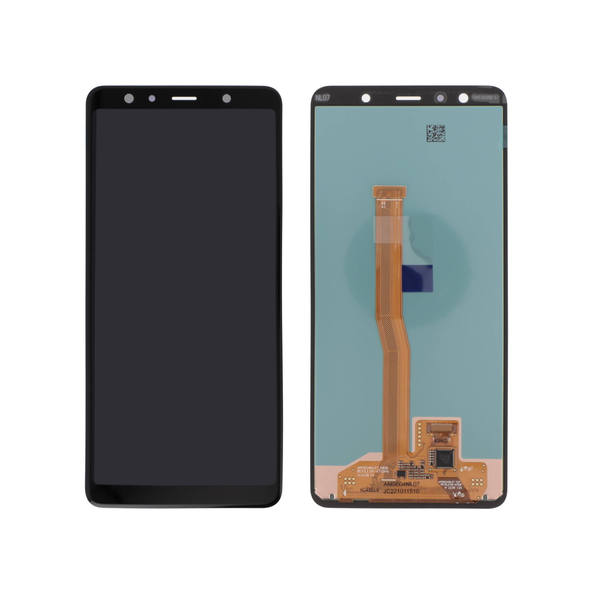 Display Assembly Samsung Galaxy A7 2018 (A750F) Negru Service Pack