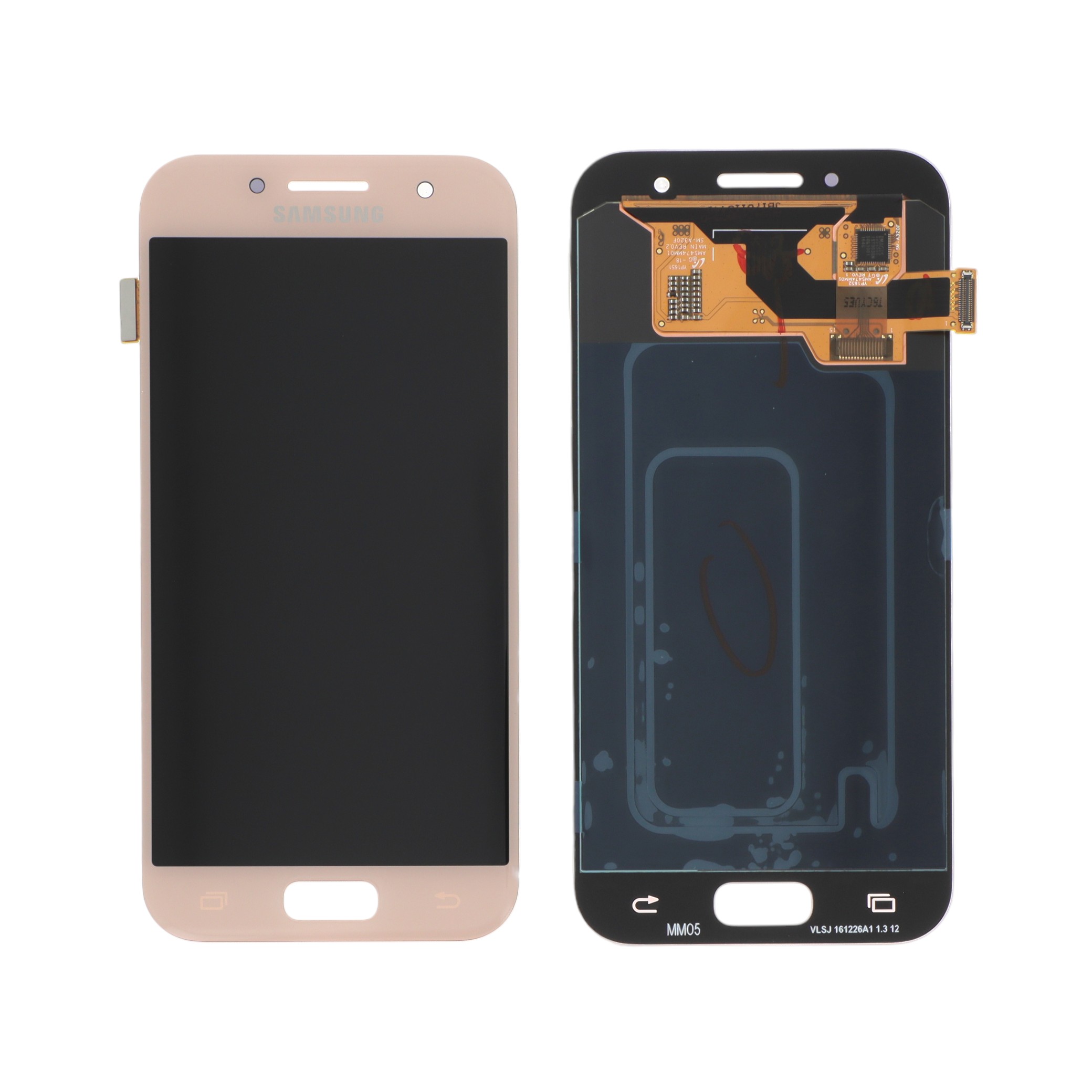Display complet Samsung Galaxy A3 2017 (A320F) Pink Service Pack