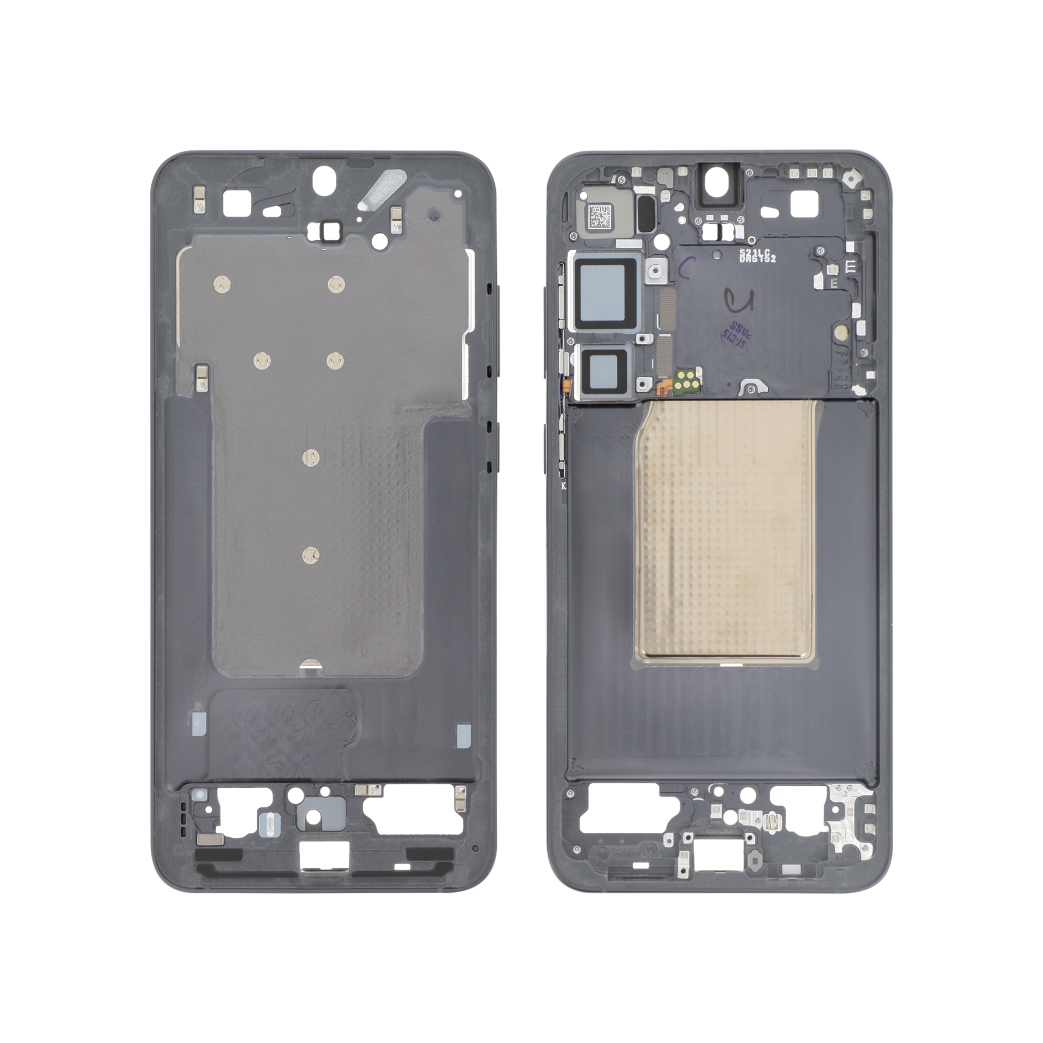 Midframe Black Samsung Galaxy S25+ (S936B) Service Pack