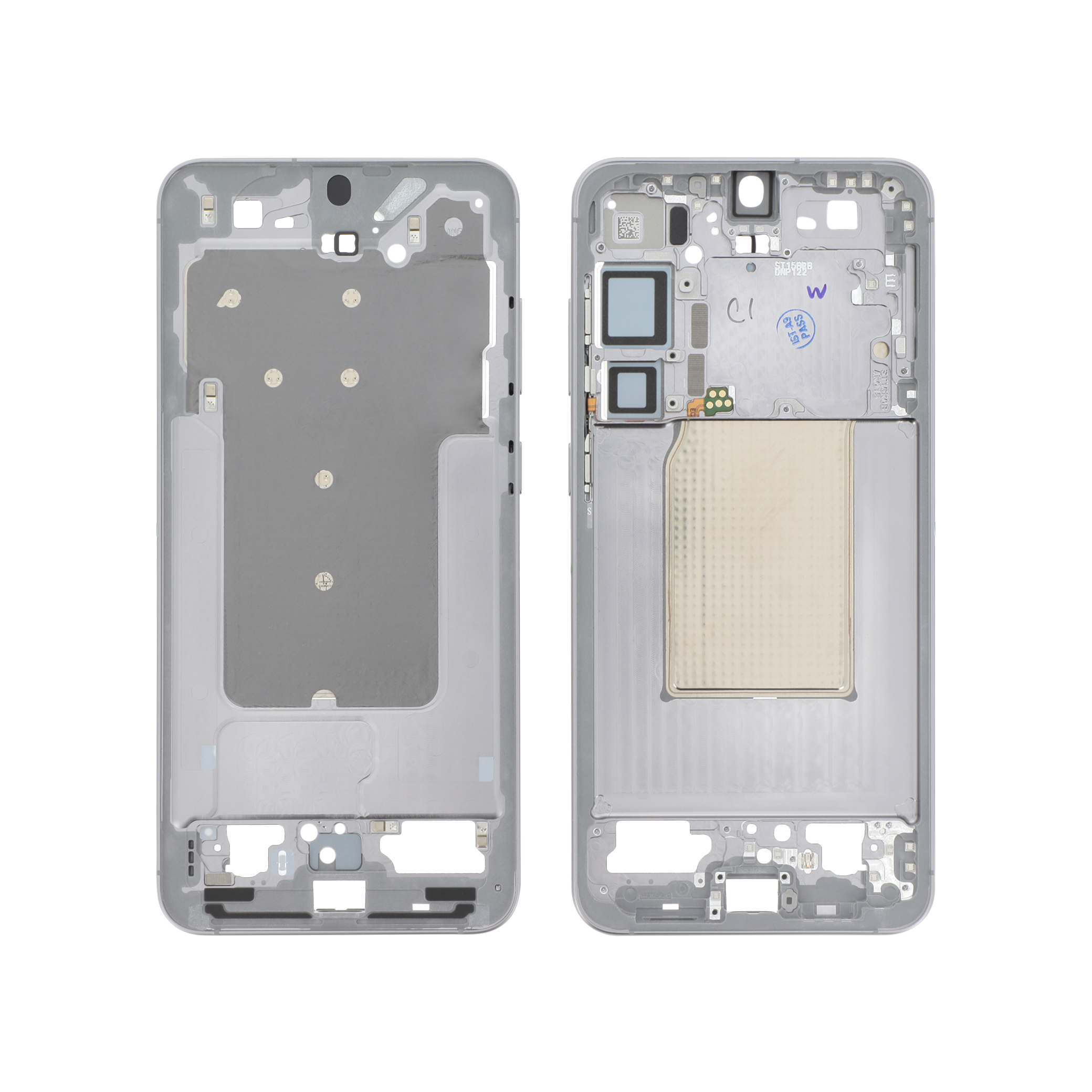 Midframe Gray Samsung Galaxy S25+ (S936B) Service Pack