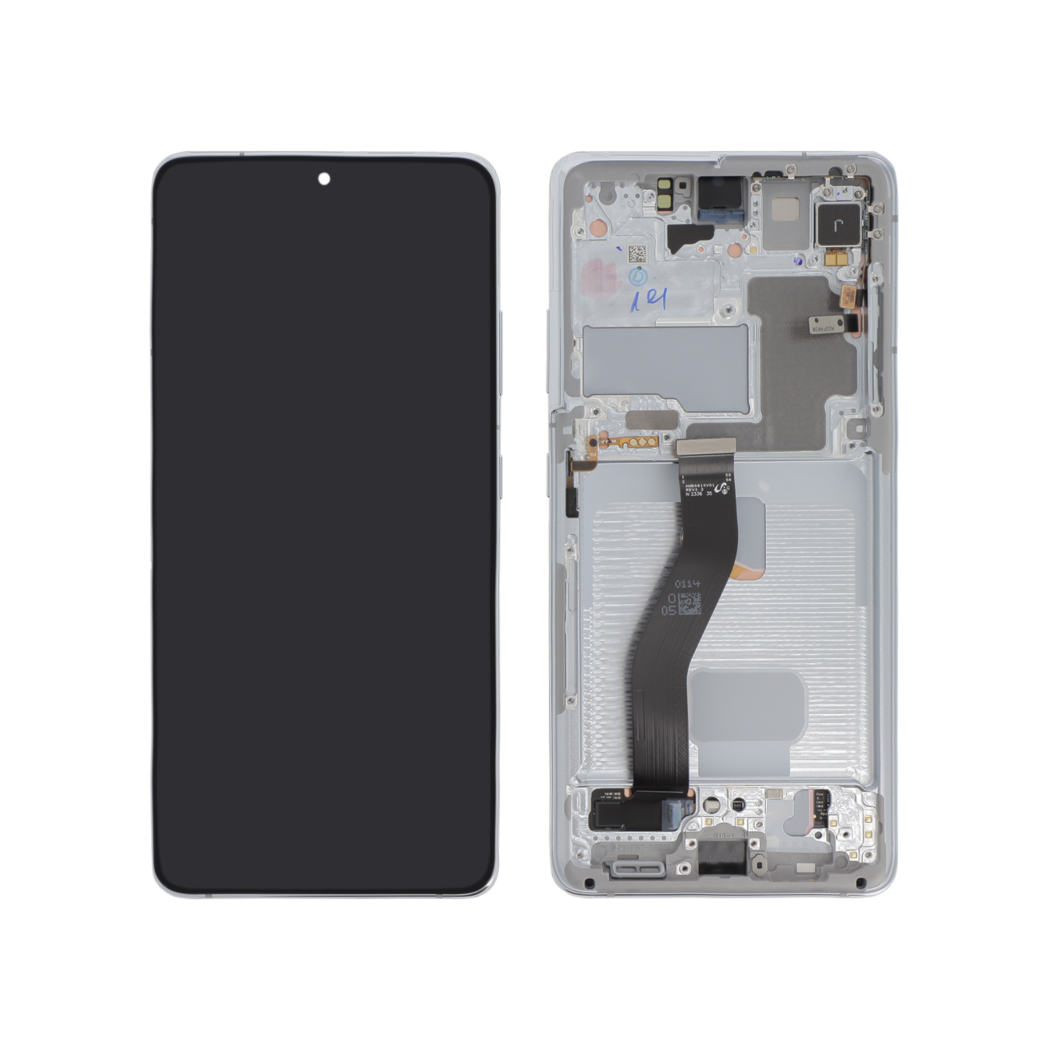 Display complet Samsung Galaxy S21 Ultra 5G (G998B) Silver Service Pack