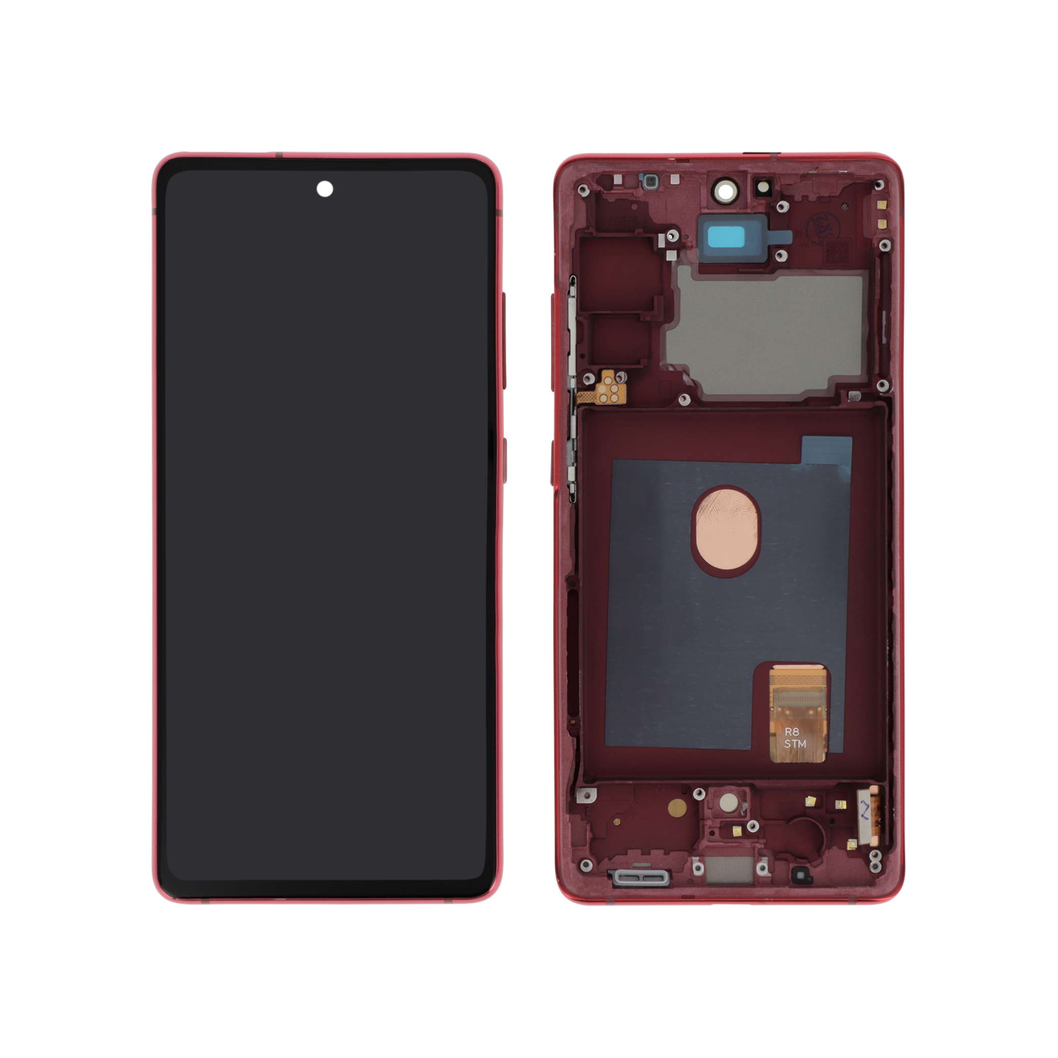 Display complet Reconditionat cu ramă Red Samsung Galaxy S20 FE 4G/5G (G780F/G781B)