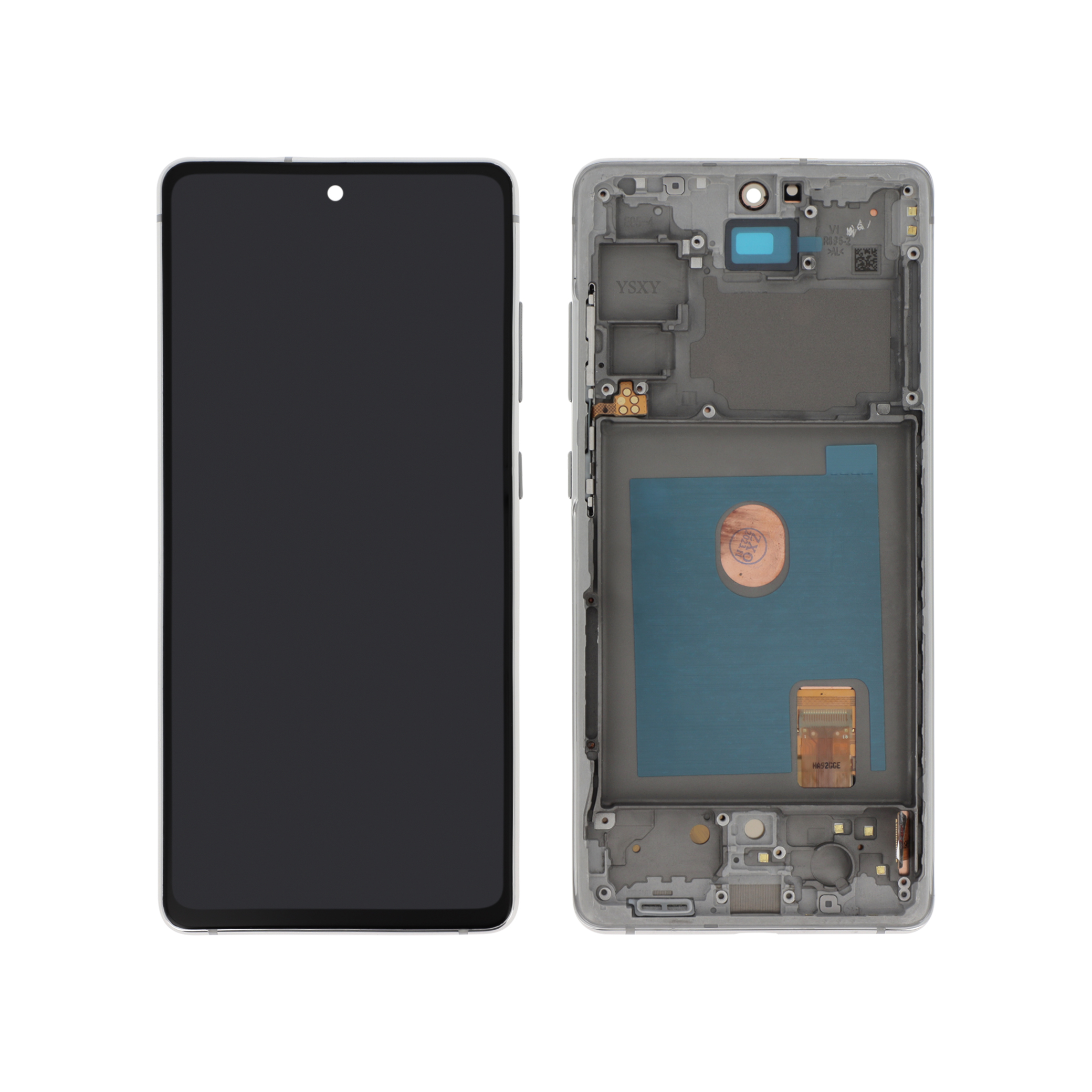 Display complet Reconditionat Samsung Galaxy S20 FE / S20 FE 5G Alb cu ramă