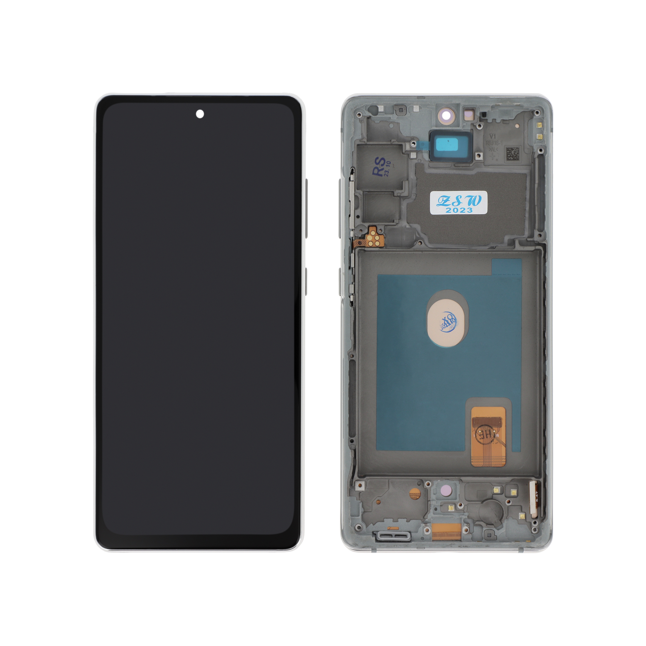 Display complet OLED cu ramă Samsung Galaxy S20 FE / S20 FE 5G Alb