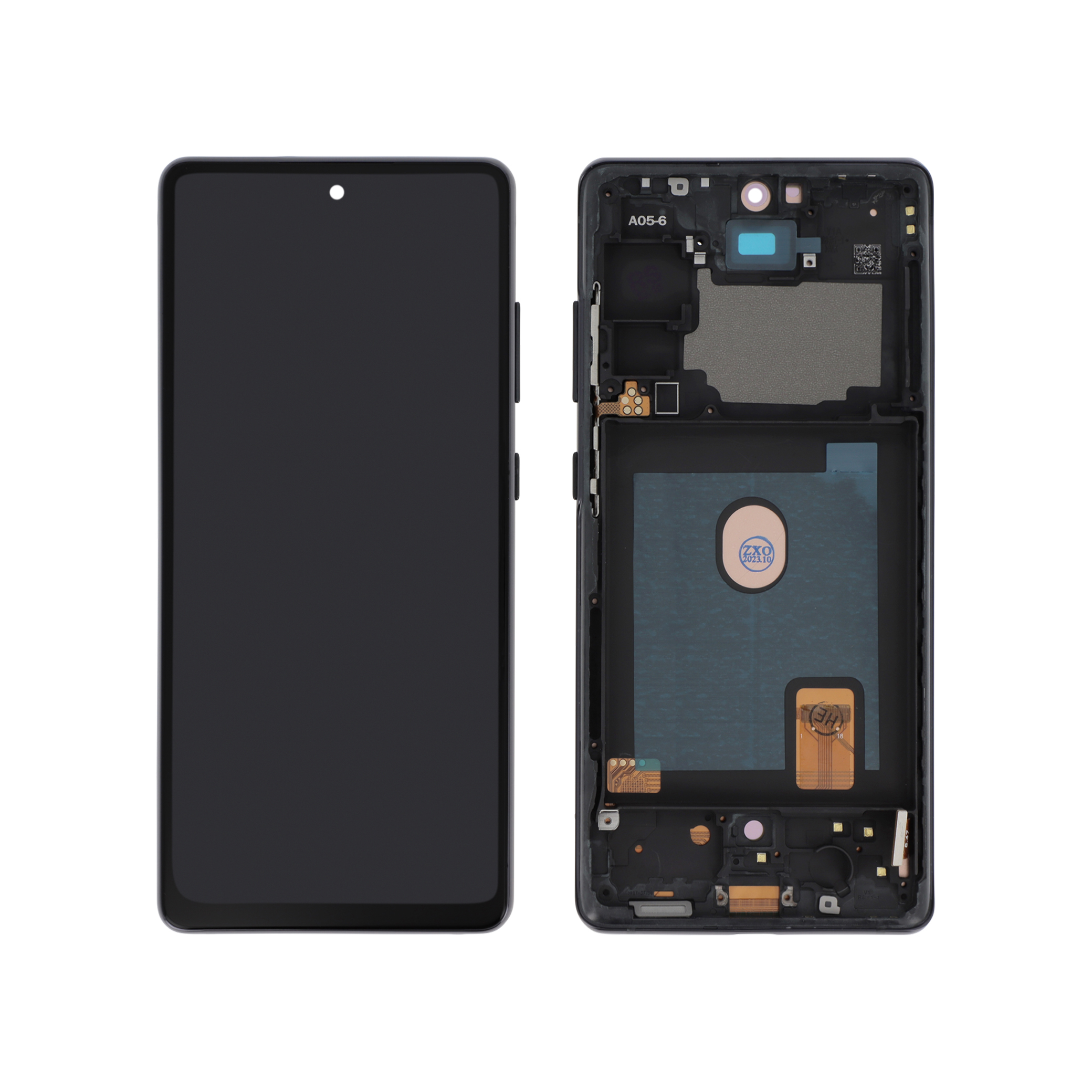 Display complet OLED albastru cu ramă Samsung Galaxy S20 FE 4G/5G (G780F/G781B) Compatibil