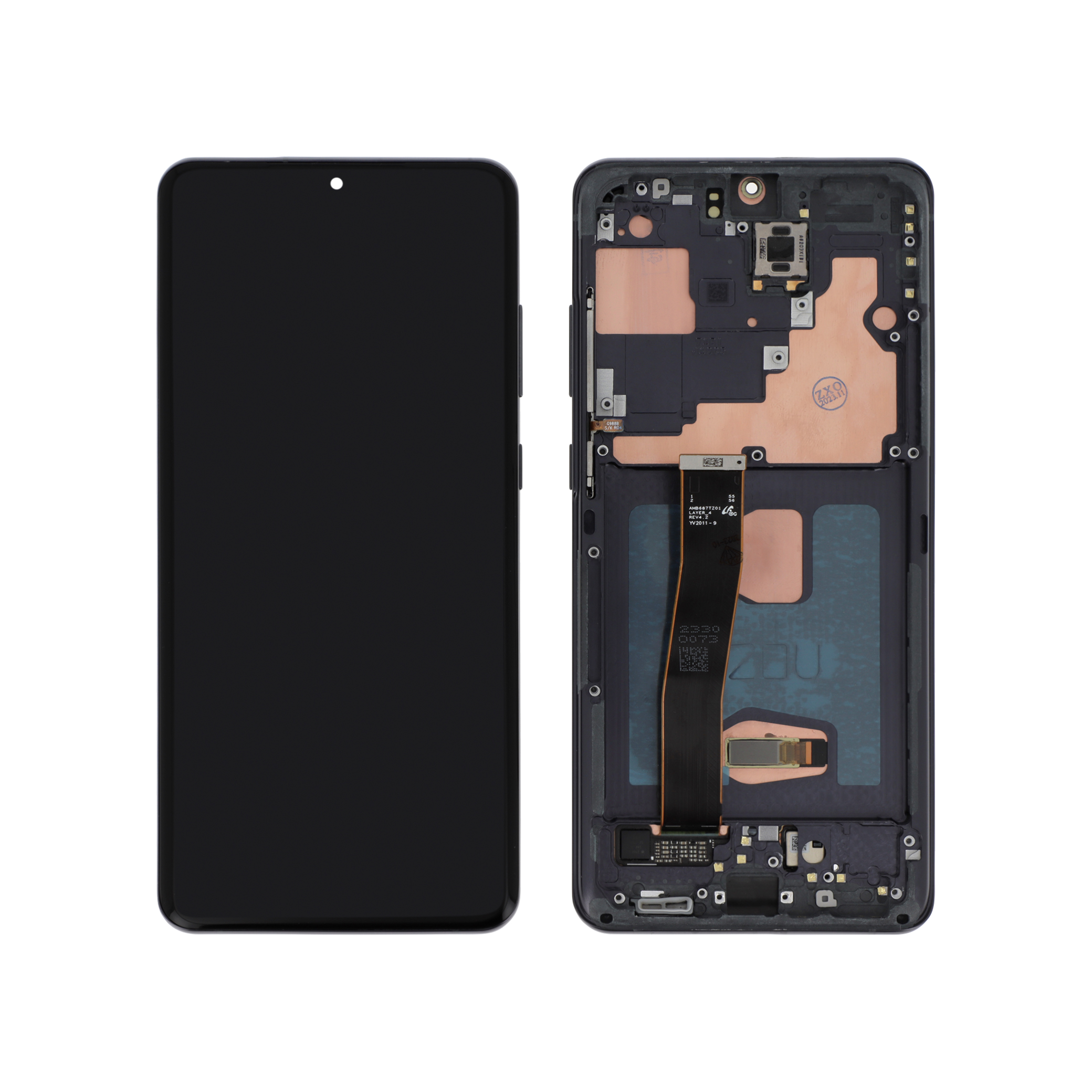 Display complet Reconditionat Samsung Galaxy S20 Ultra 5G G988B/G988BZ Negru