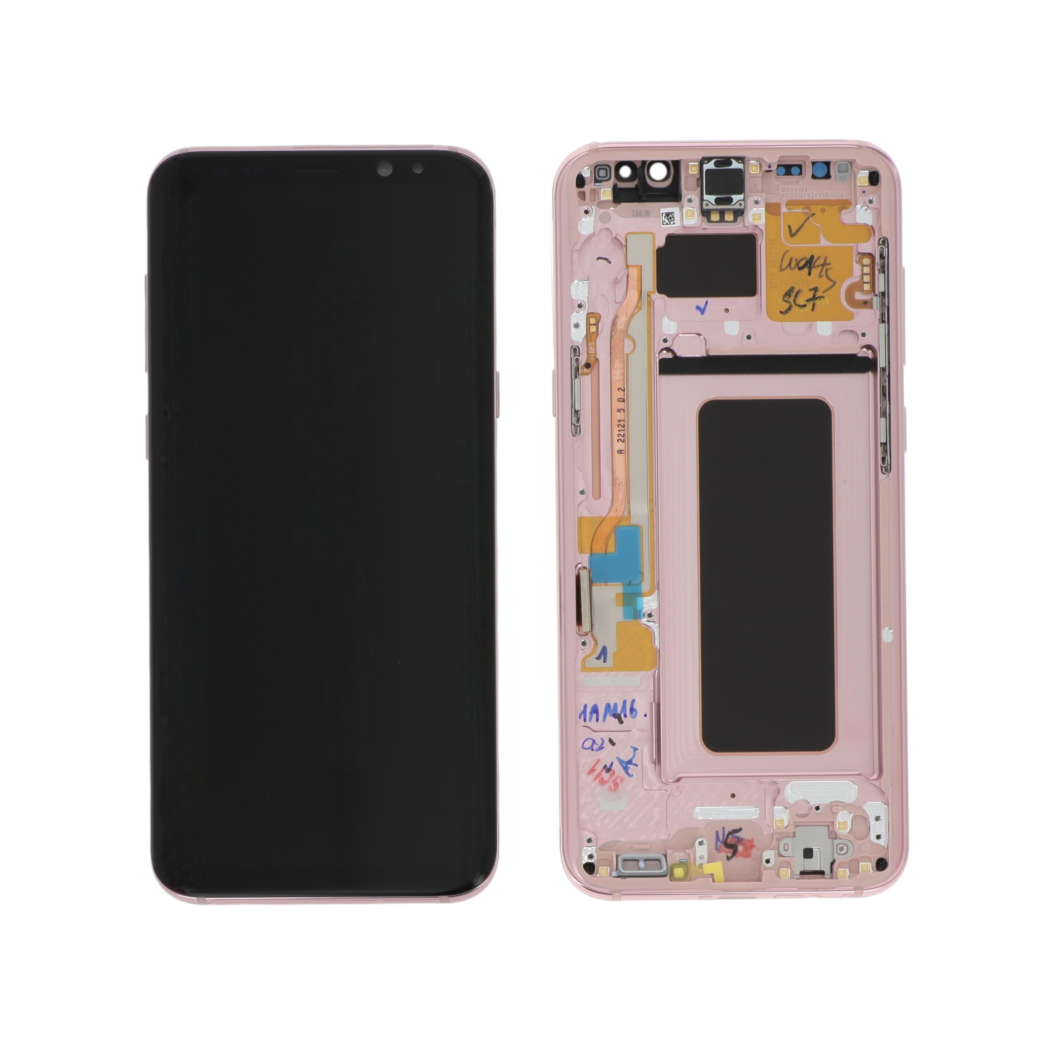 Display complet cu ramă Samsung Galaxy S8+ (G955F) Pink Service Pack