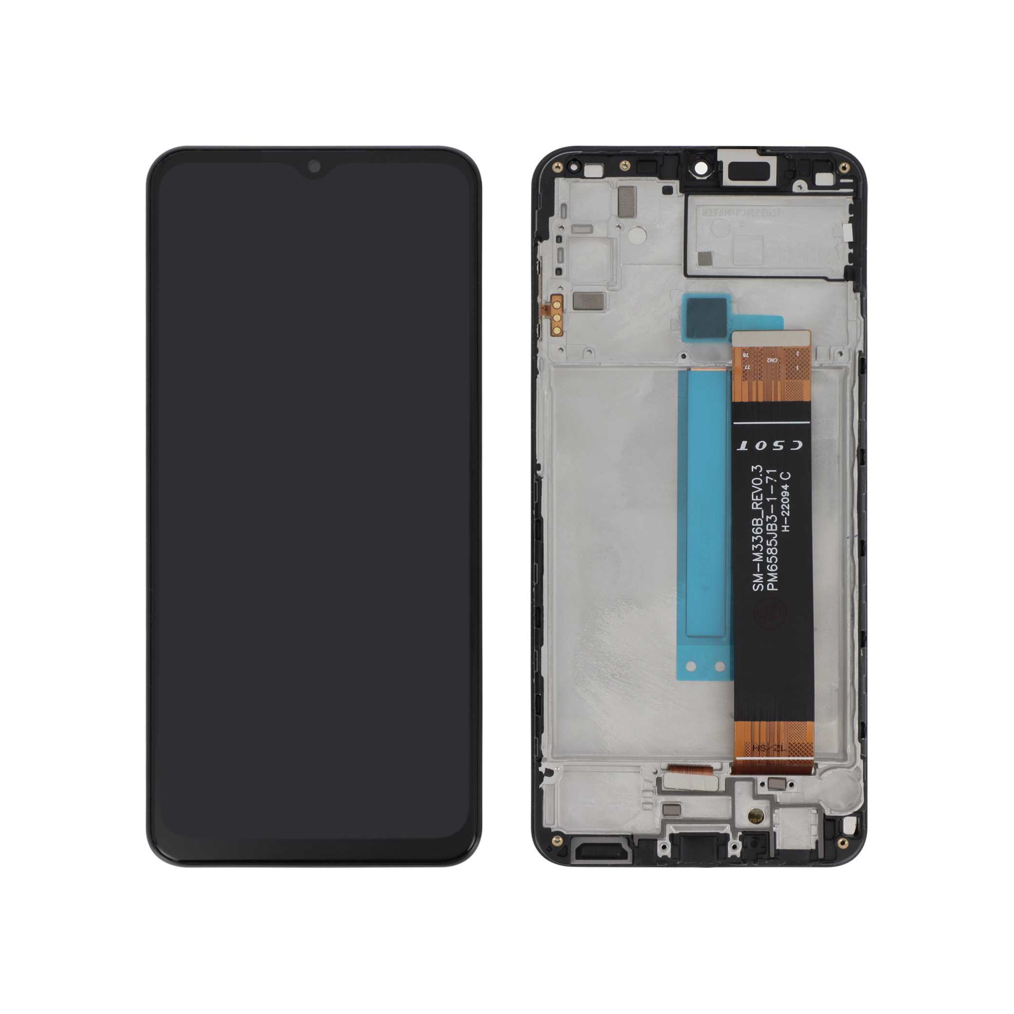 Display complet cu ramă Samsung Galaxy M33 5G (M336B) Black Reconditionat