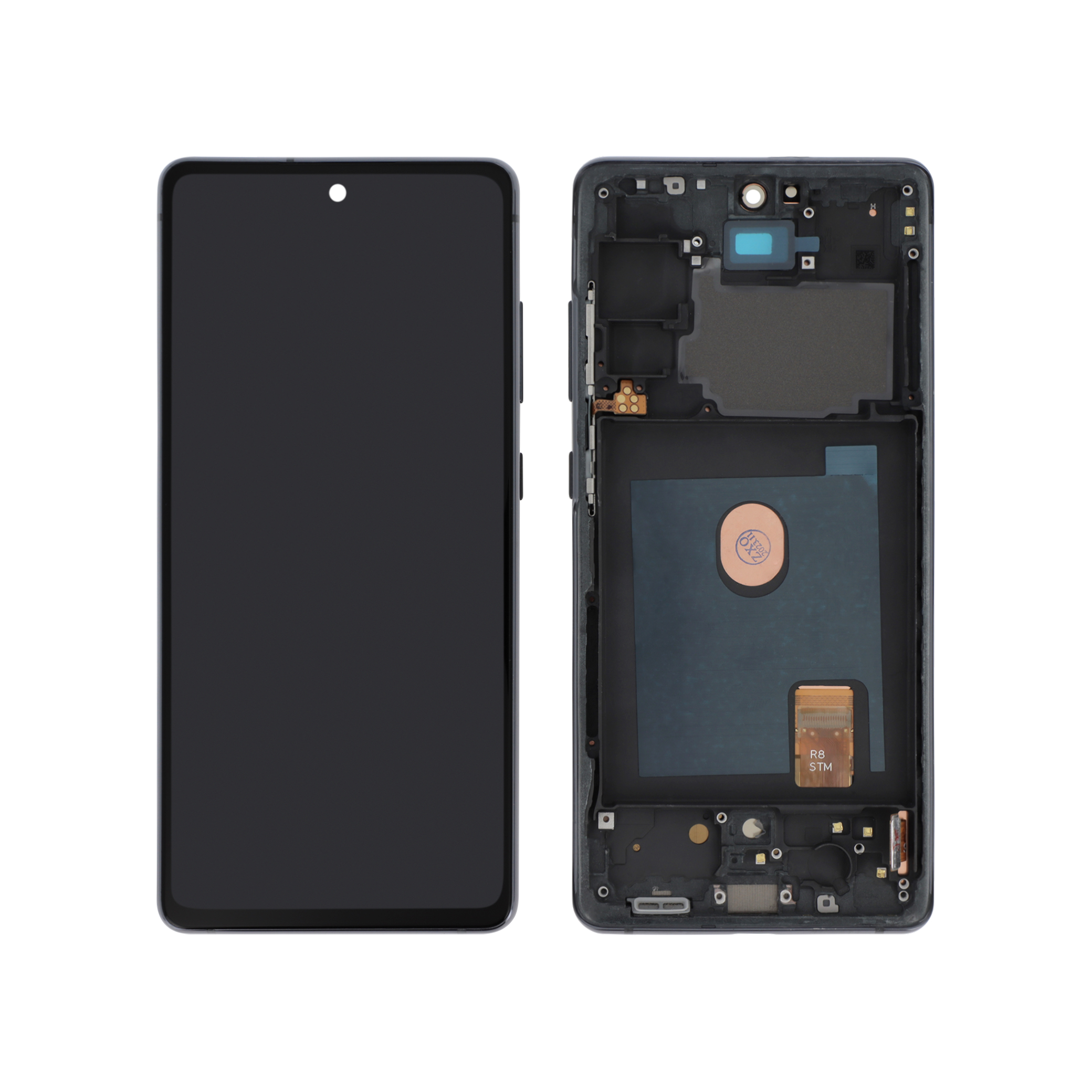 Display complet cu ramă Reconditionat Blue Samsung Galaxy S20 FE 4G/5G (G780F/G781B)
