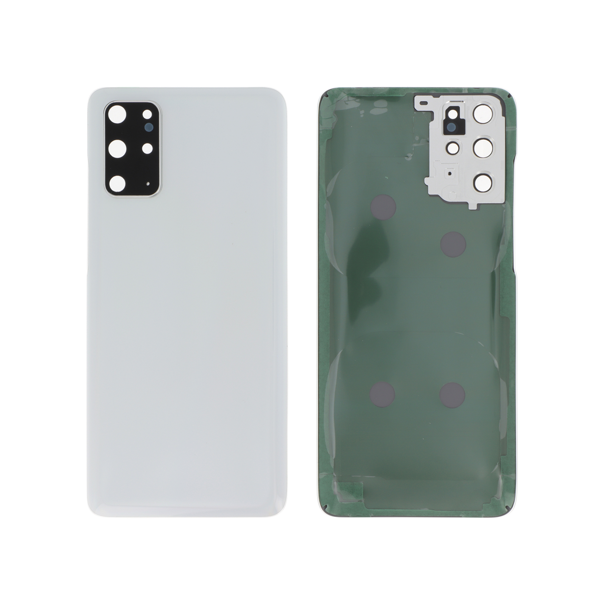 Capac spate White Samsung Galaxy S20+ (G985F), fara logo, compatibil