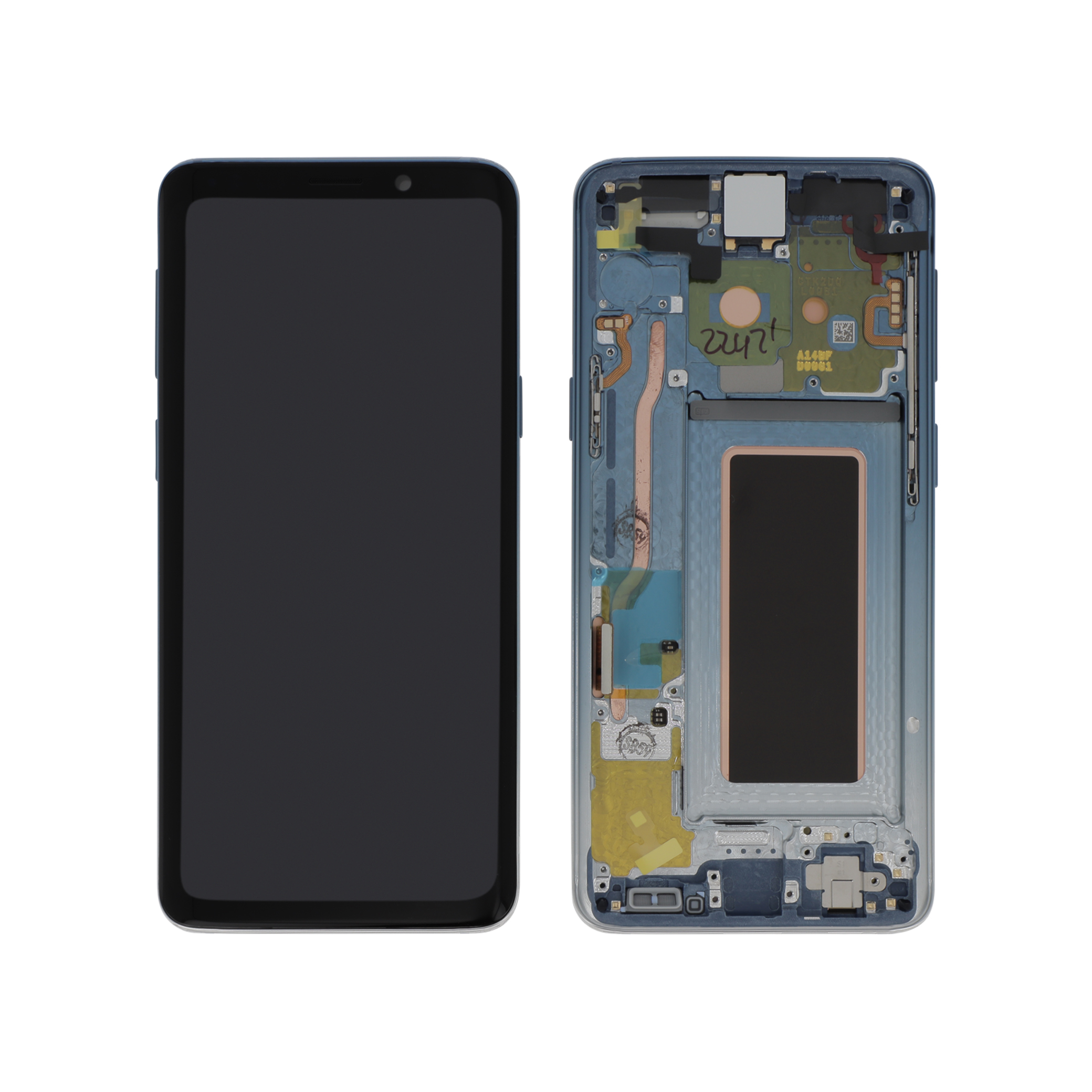 Display complet cu ramă Blue Samsung Galaxy S9 (G960F) Service Pack