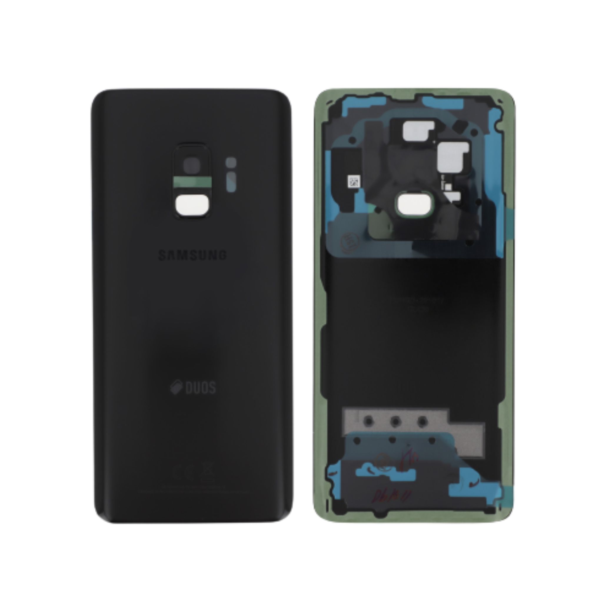 Capac spate Carbon Black Samsung Galaxy S9 Duos (G960F) Service Pack